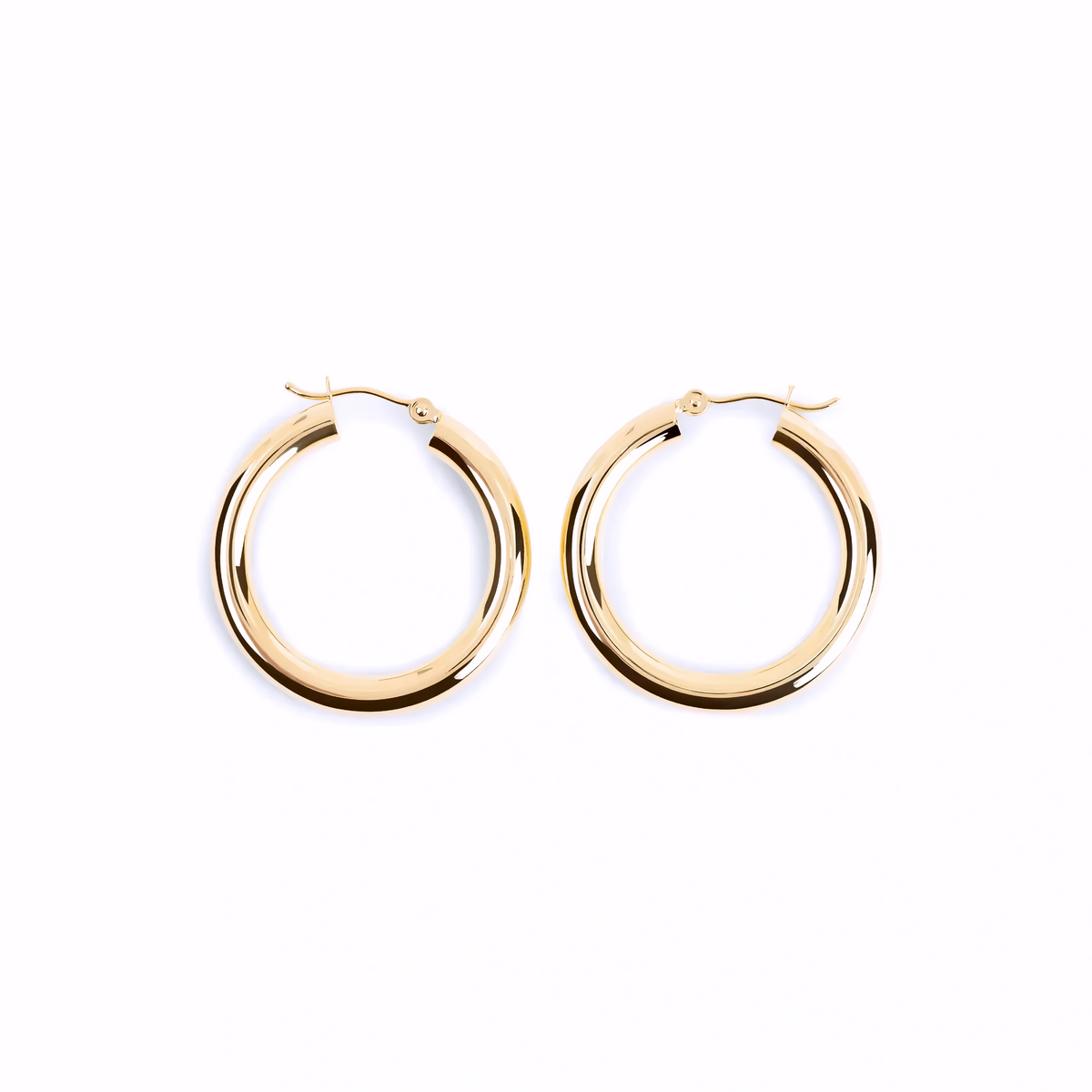 1 INCH HOOP EARRINGS