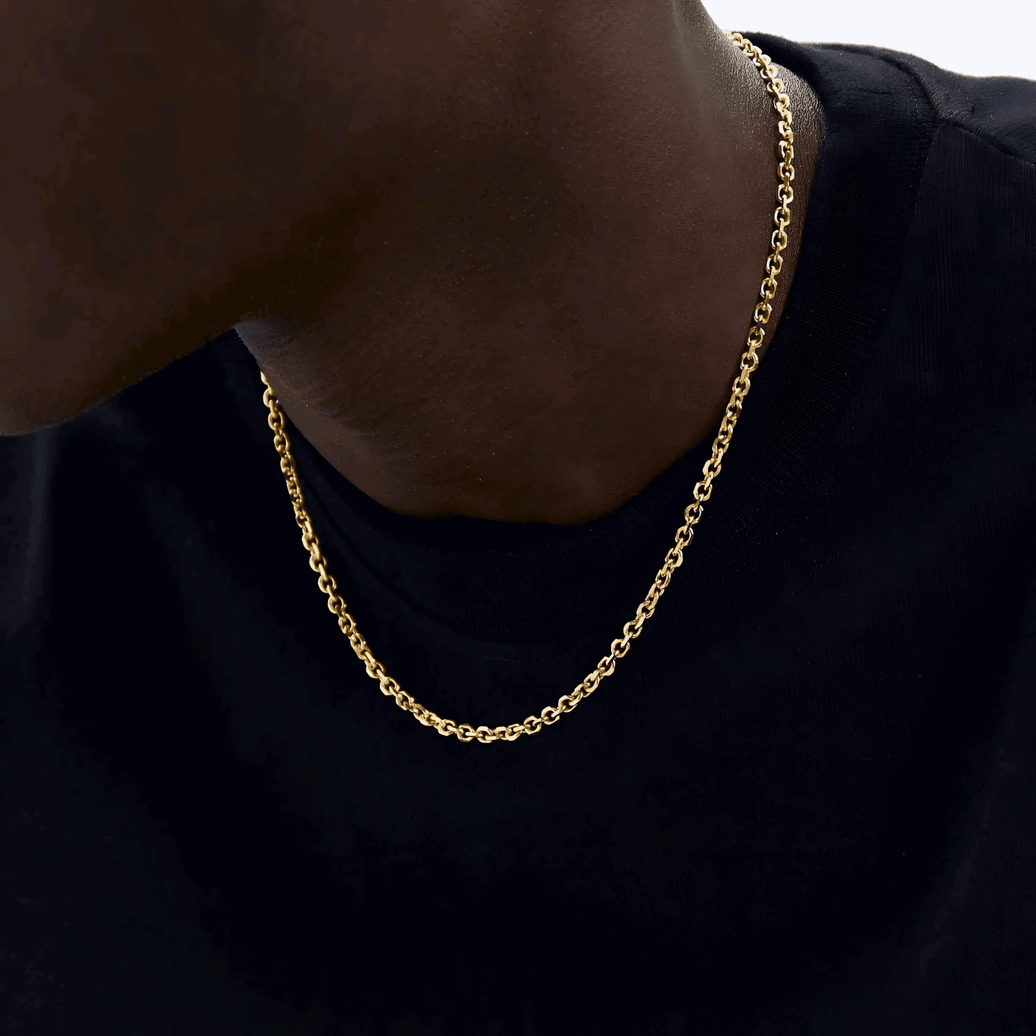 3.7MM CABLE LINK CHAIN NECKLACE