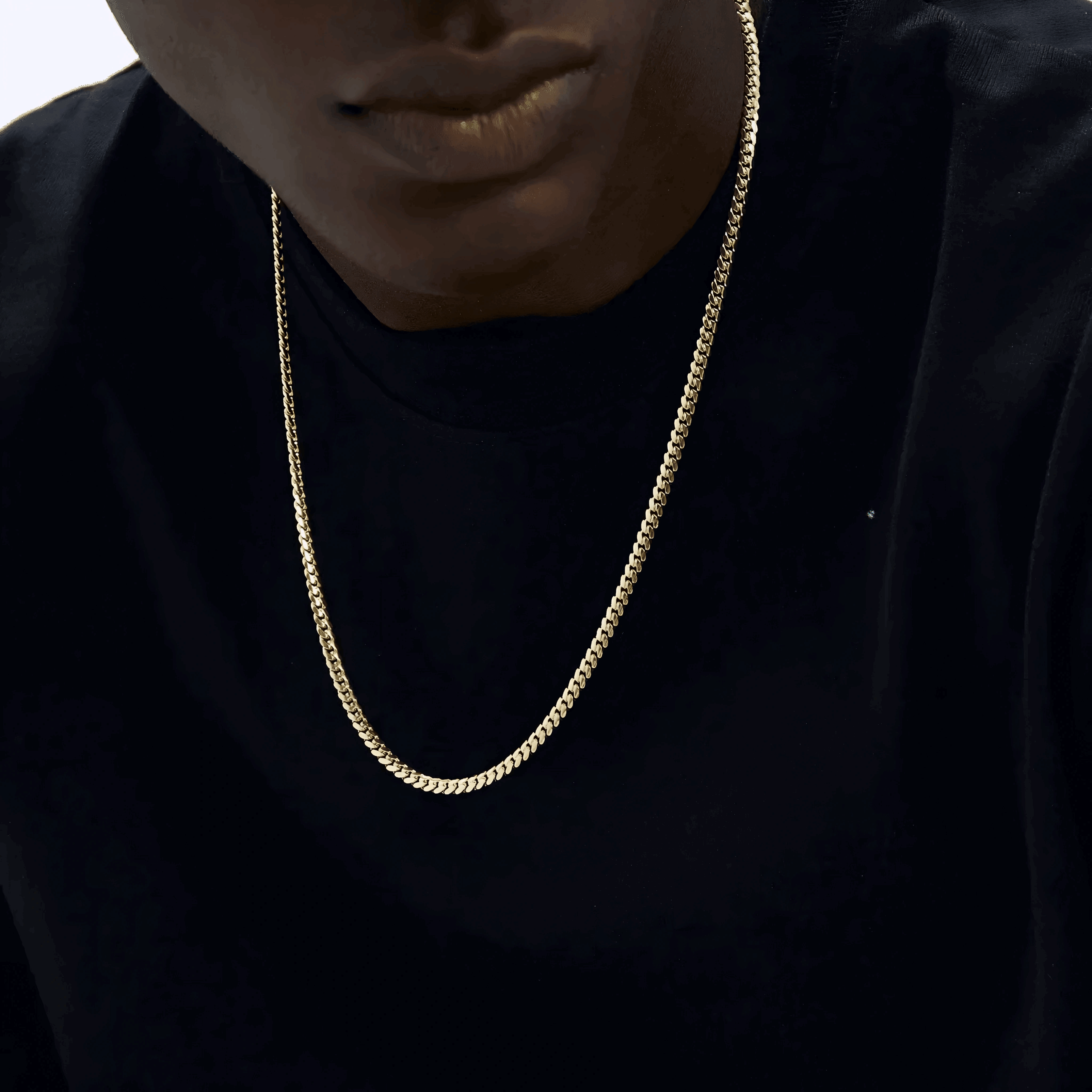 3.9MM CUBAN CHAIN NECKLACE