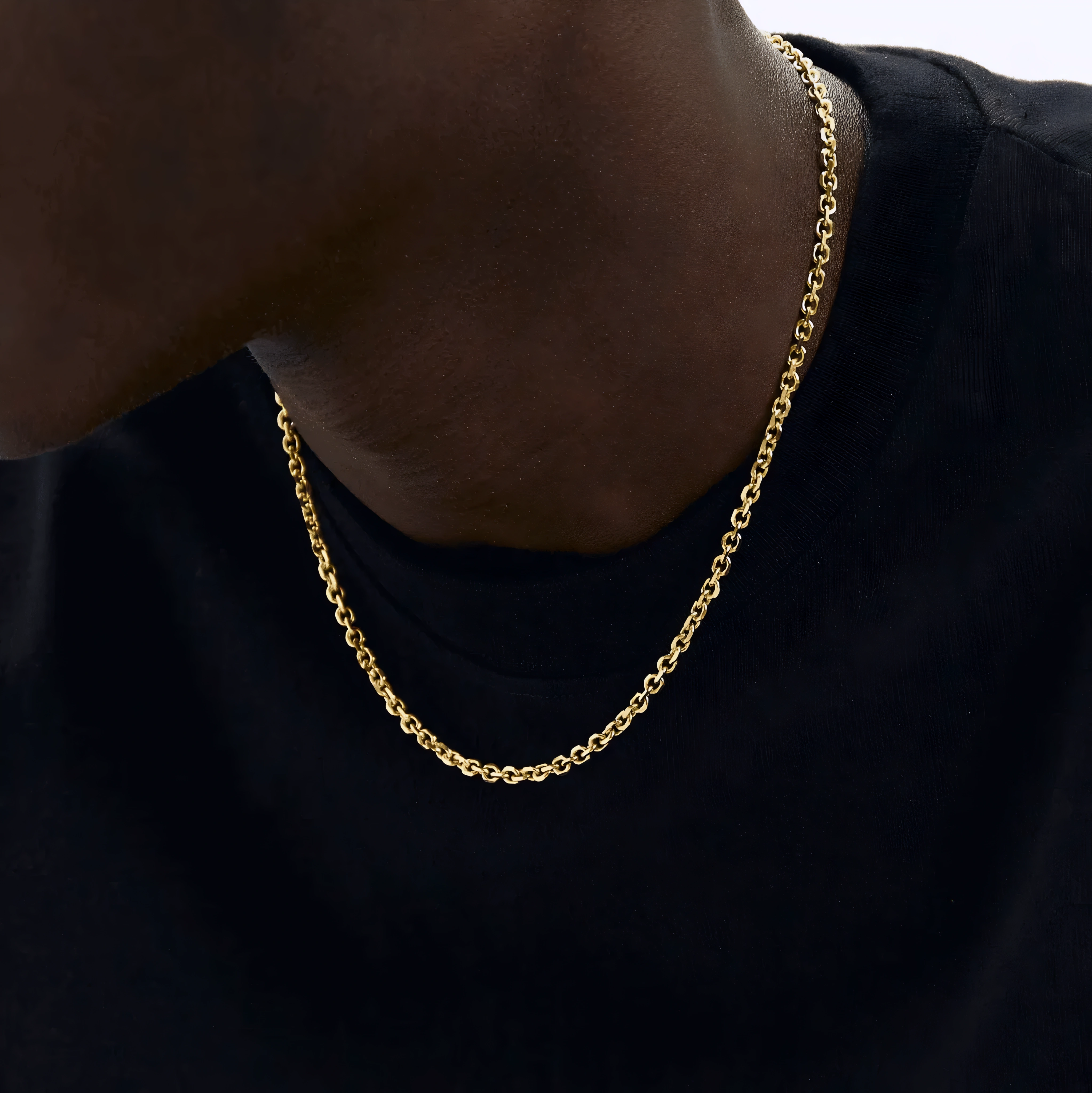 3.7MM CABLE LINK CHAIN NECKLACE