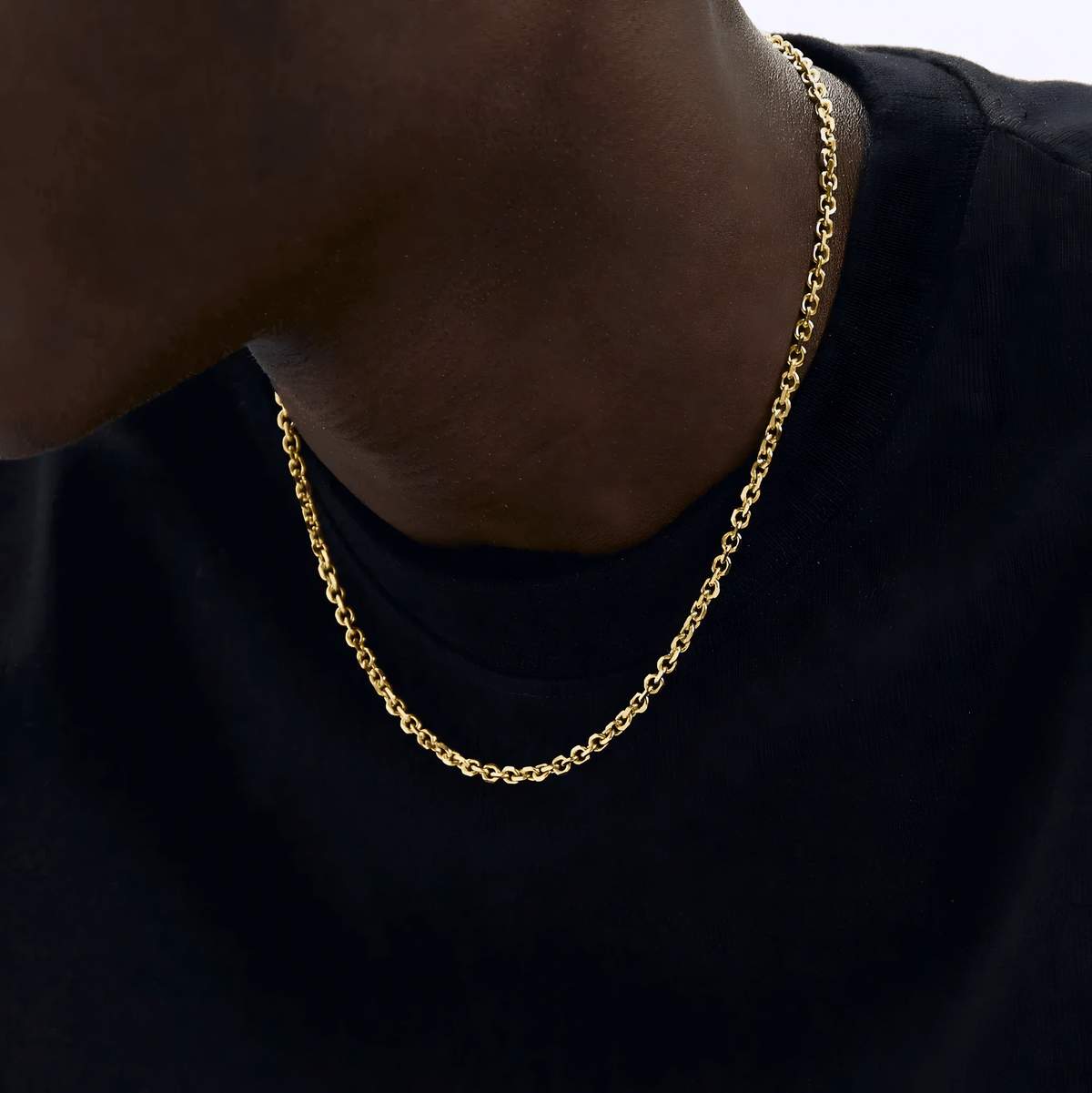 3.7MM CABLE LINK CHAIN NECKLACE