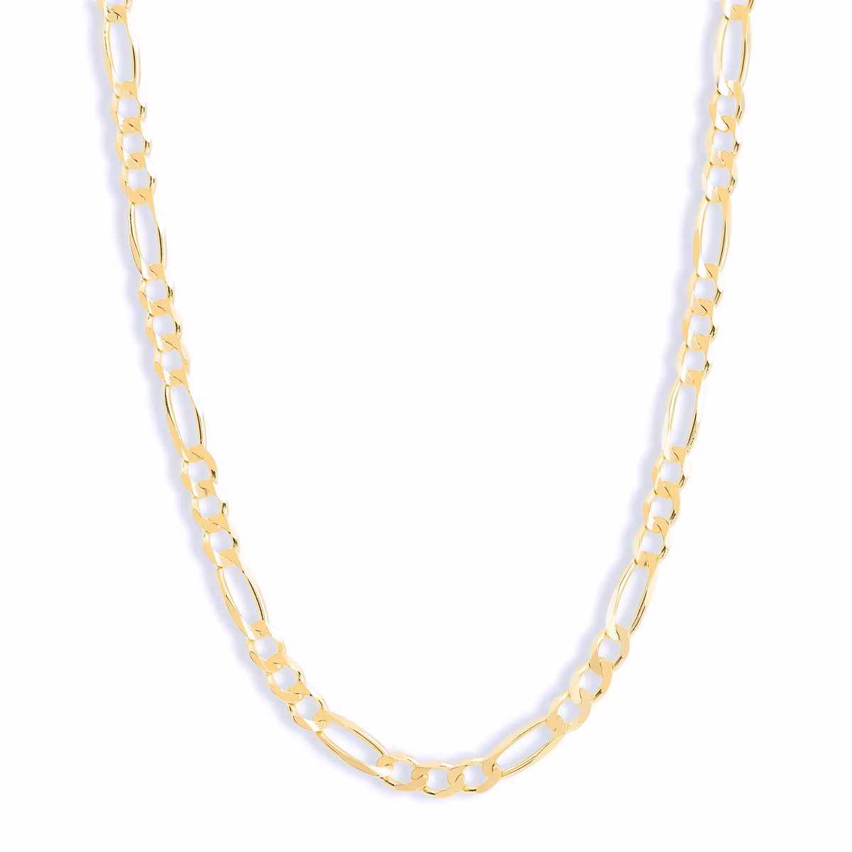 3.8MM FIGARO CHAIN NECKLACE