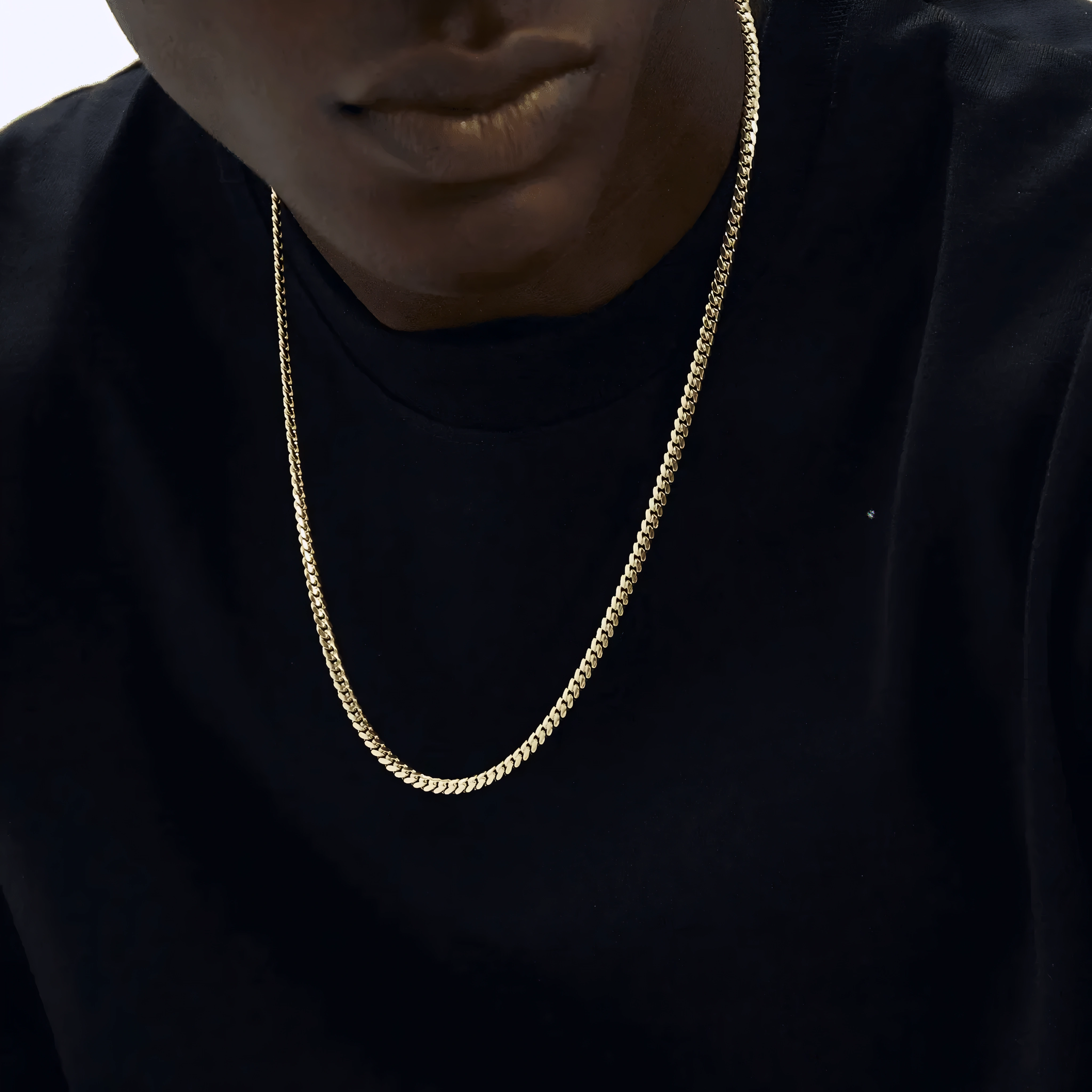 3.9MM CUBAN CHAIN NECKLACE