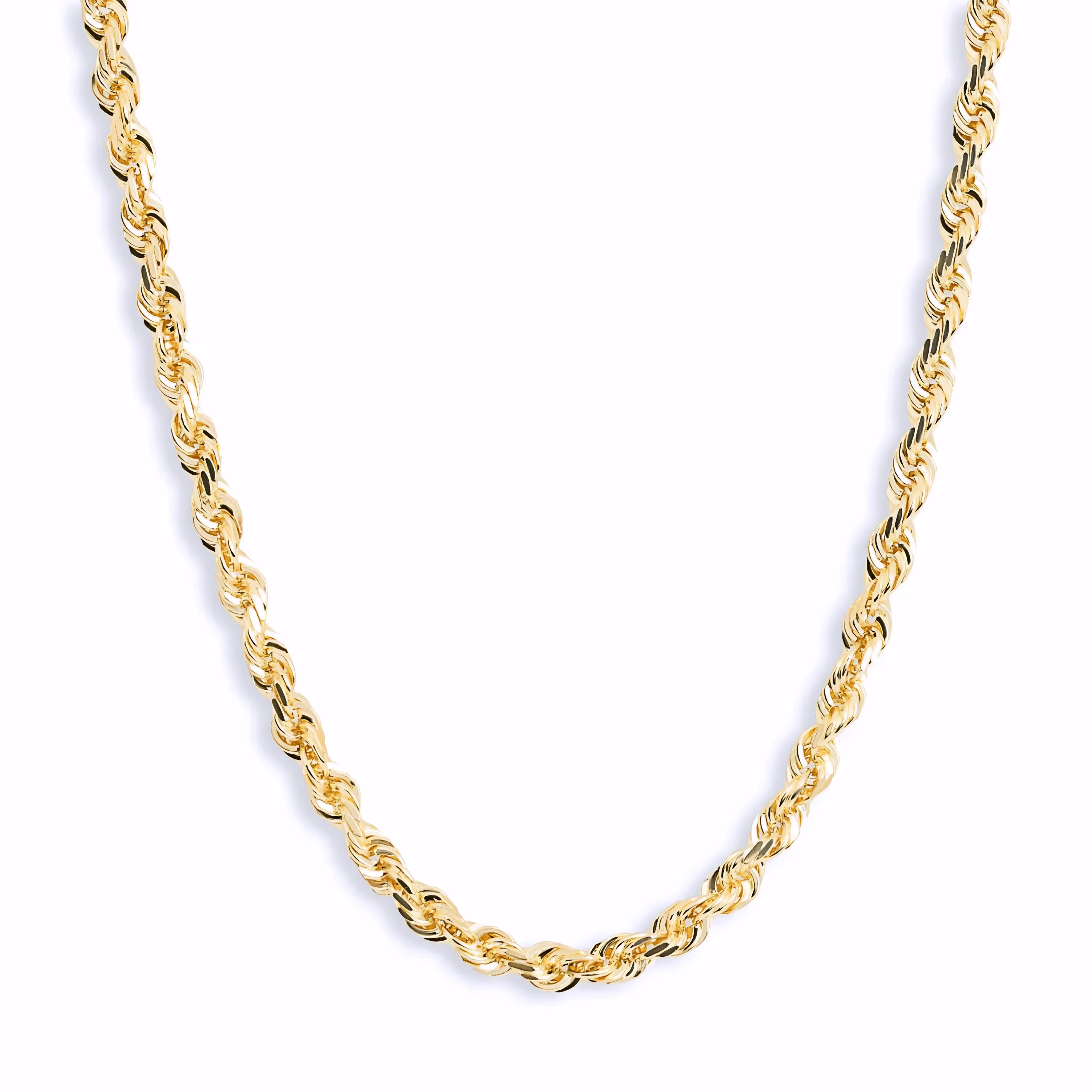 3.0MM ROPE CHAIN NECKLACE