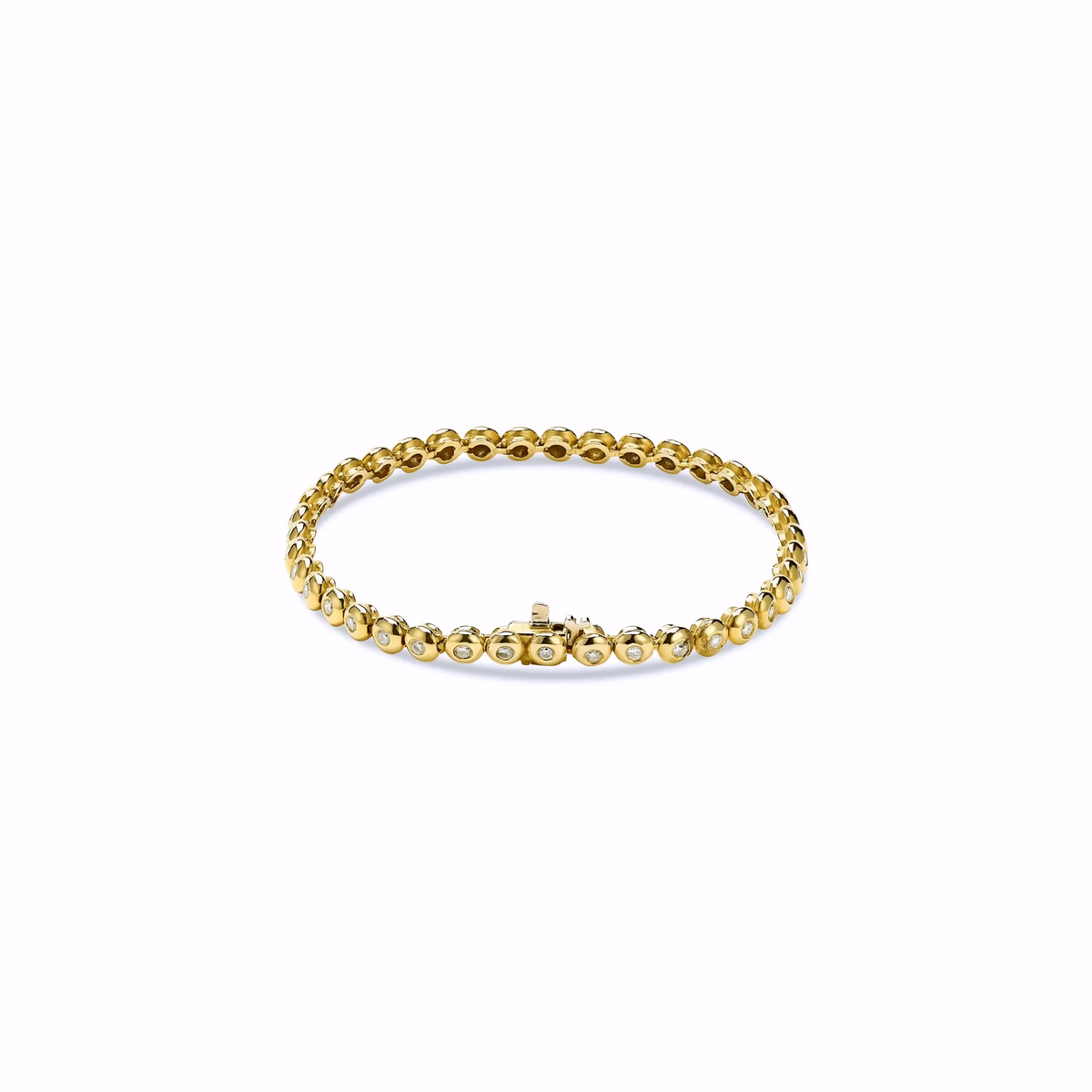 BEZEL SET DIAMOND BRACELET
