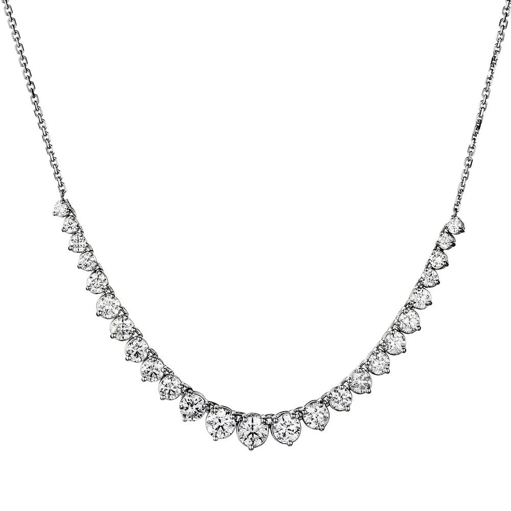 GRADIENT DIAMOND CHAIN NECKLACE