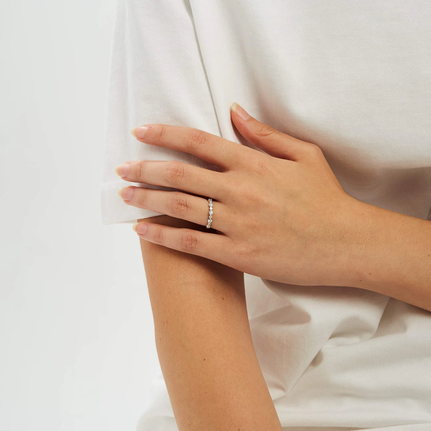 DIAMOND BEZEL SET RING
