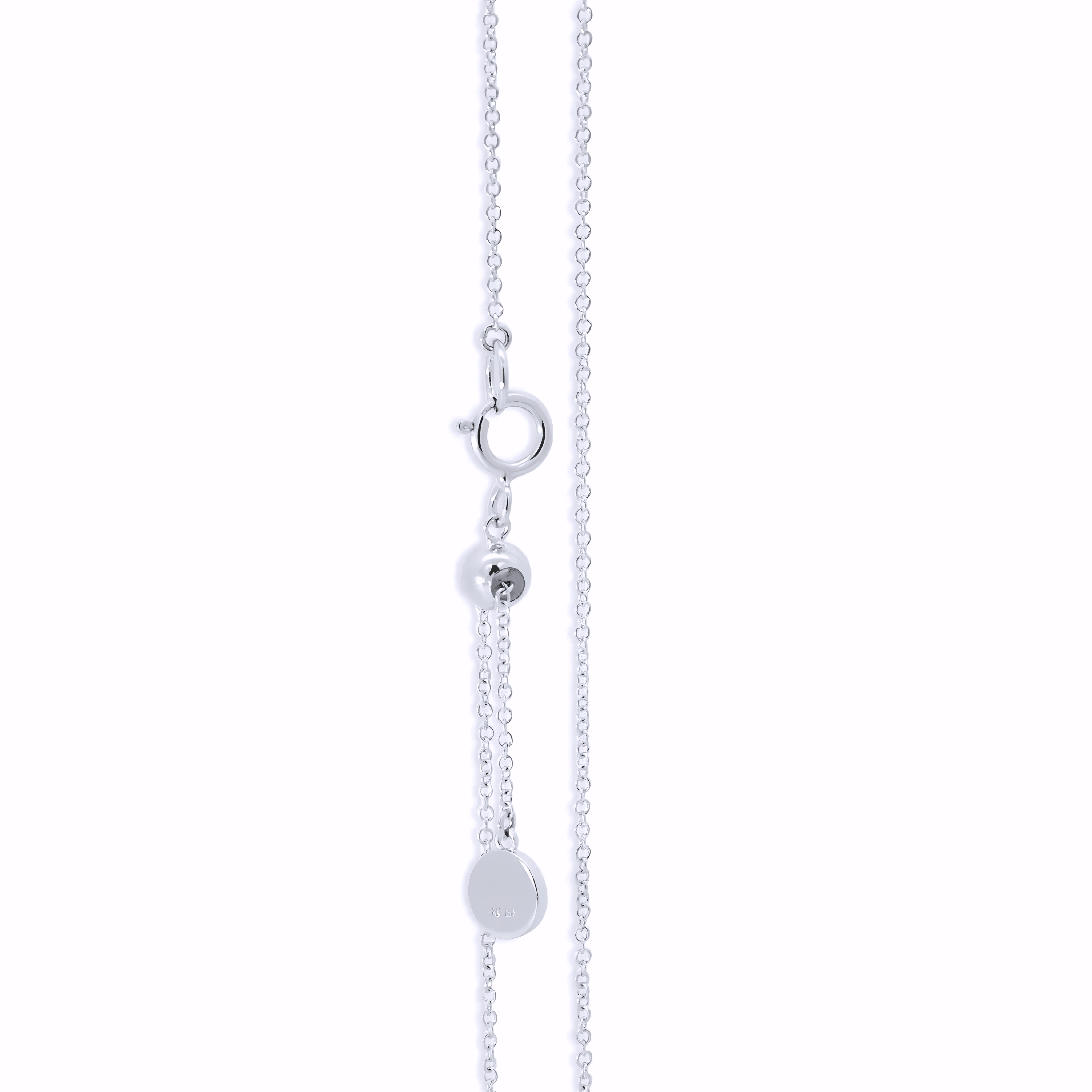 DIAMOND CIRCLE PENDANT NECKLACE