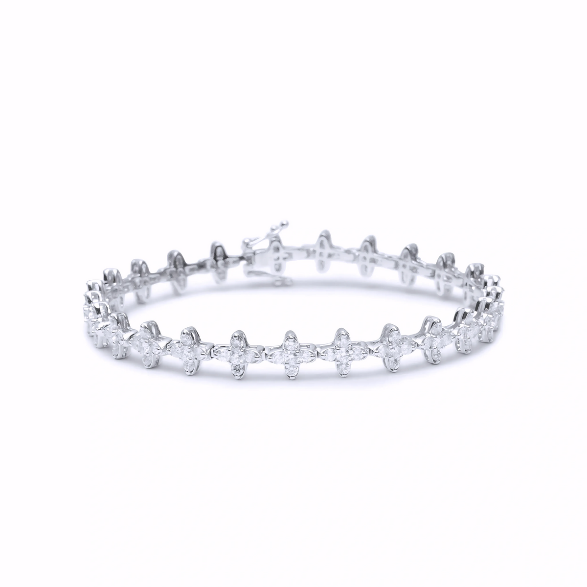 DIAMOND CROSS BRACELET