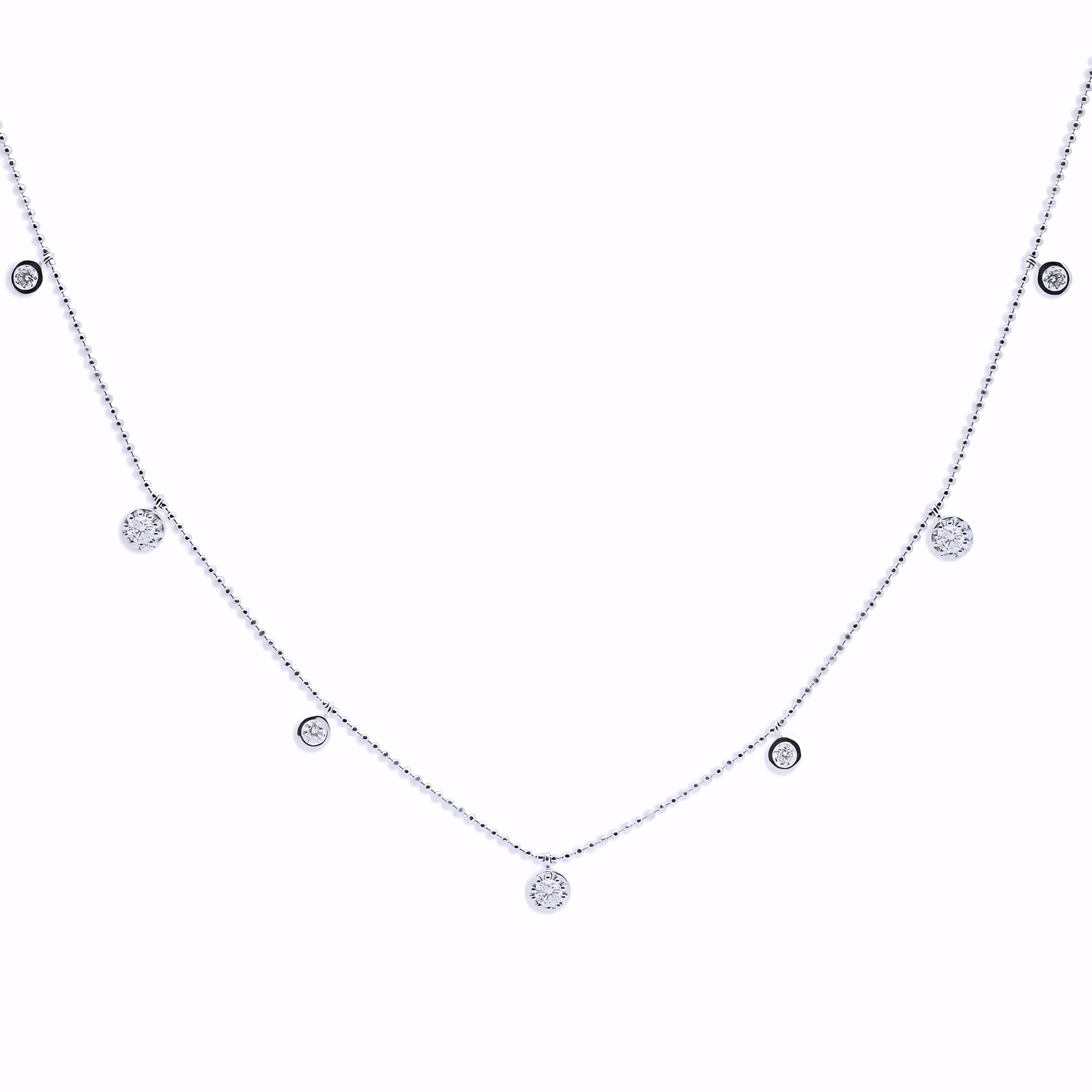 DIAMOND DROPLETS NECKLACE