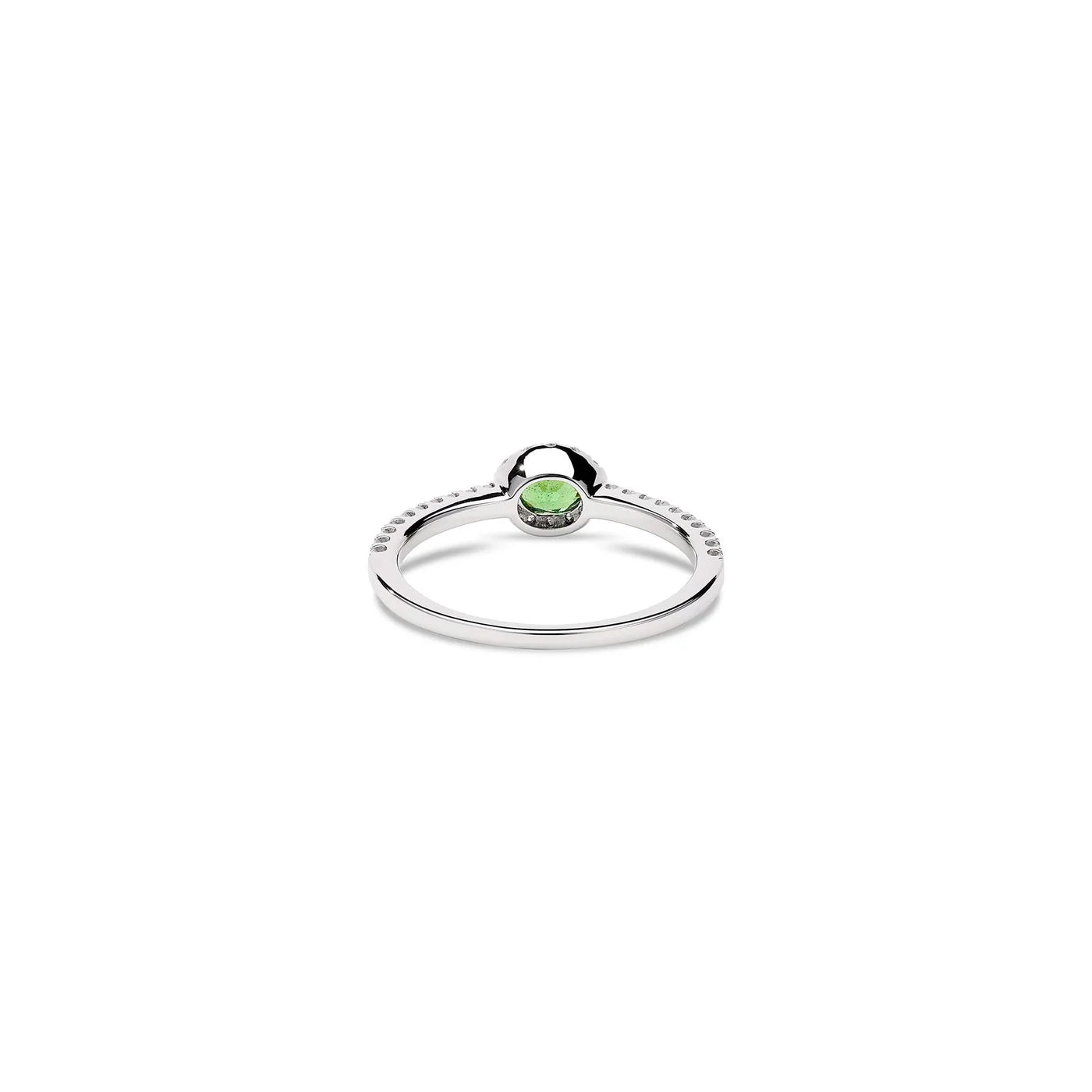 DIAMOND FRAMED EMERALD RING