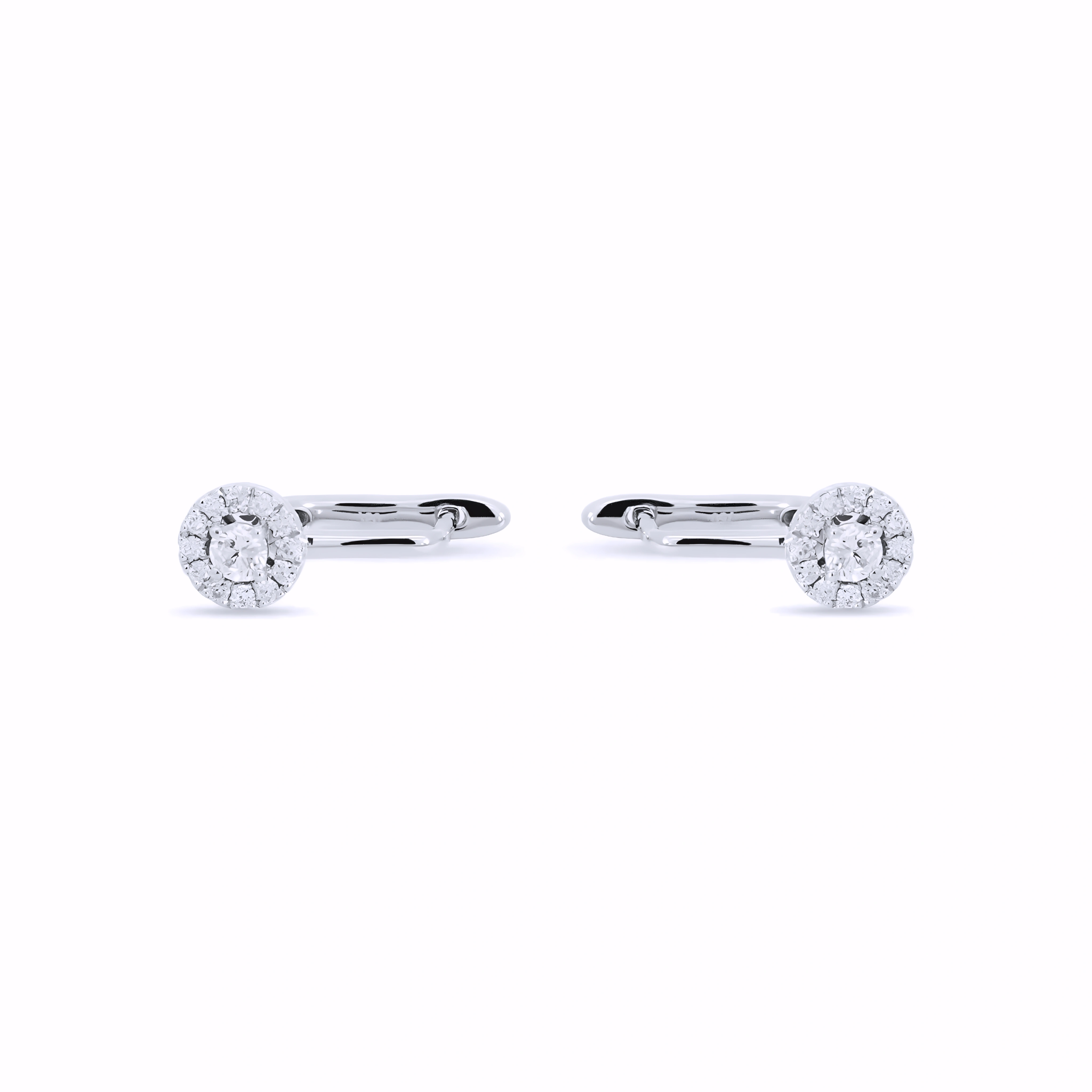 DIAMOND HUGGIE CLIP EARRINGS
