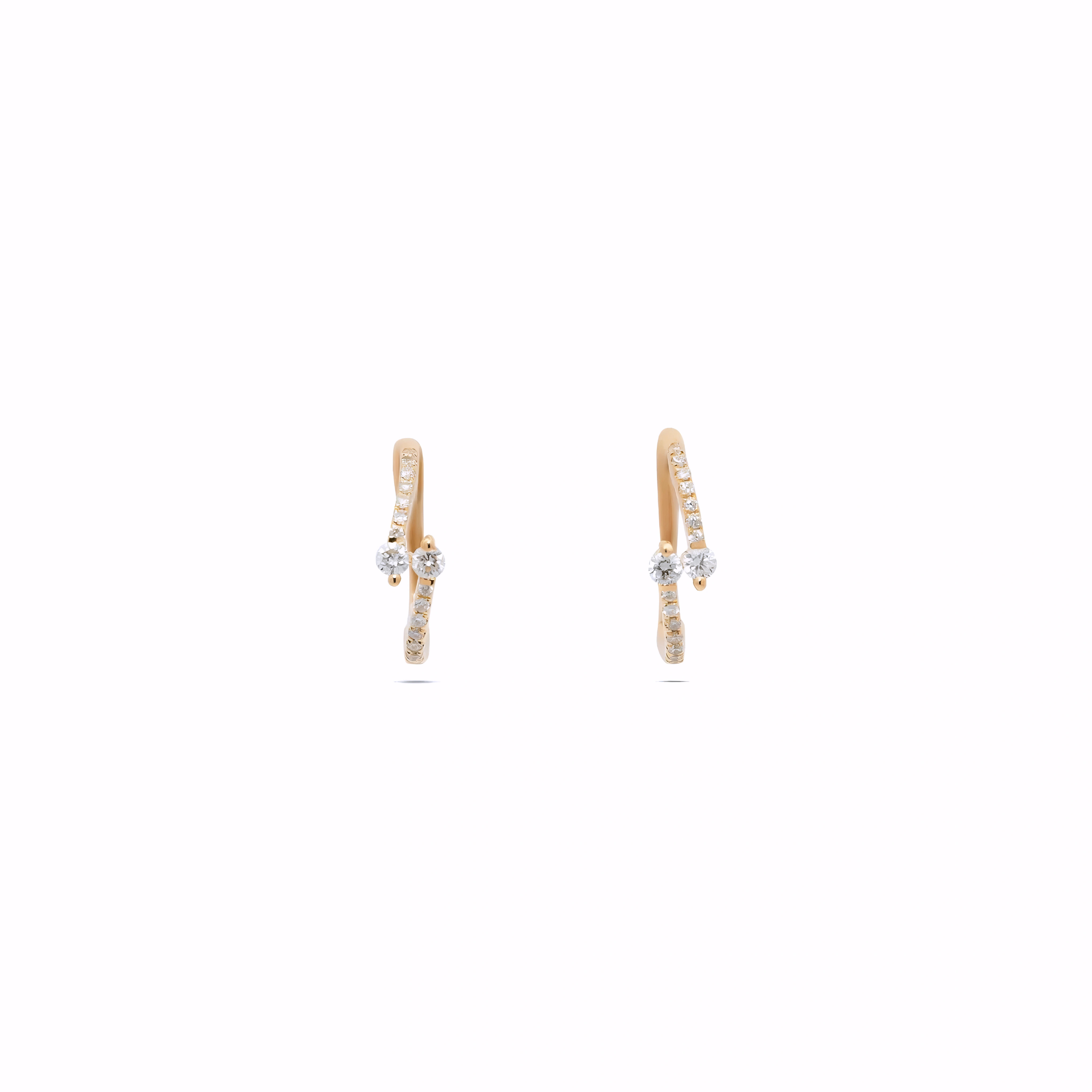 DIAMOND TWIRL EARRINGS