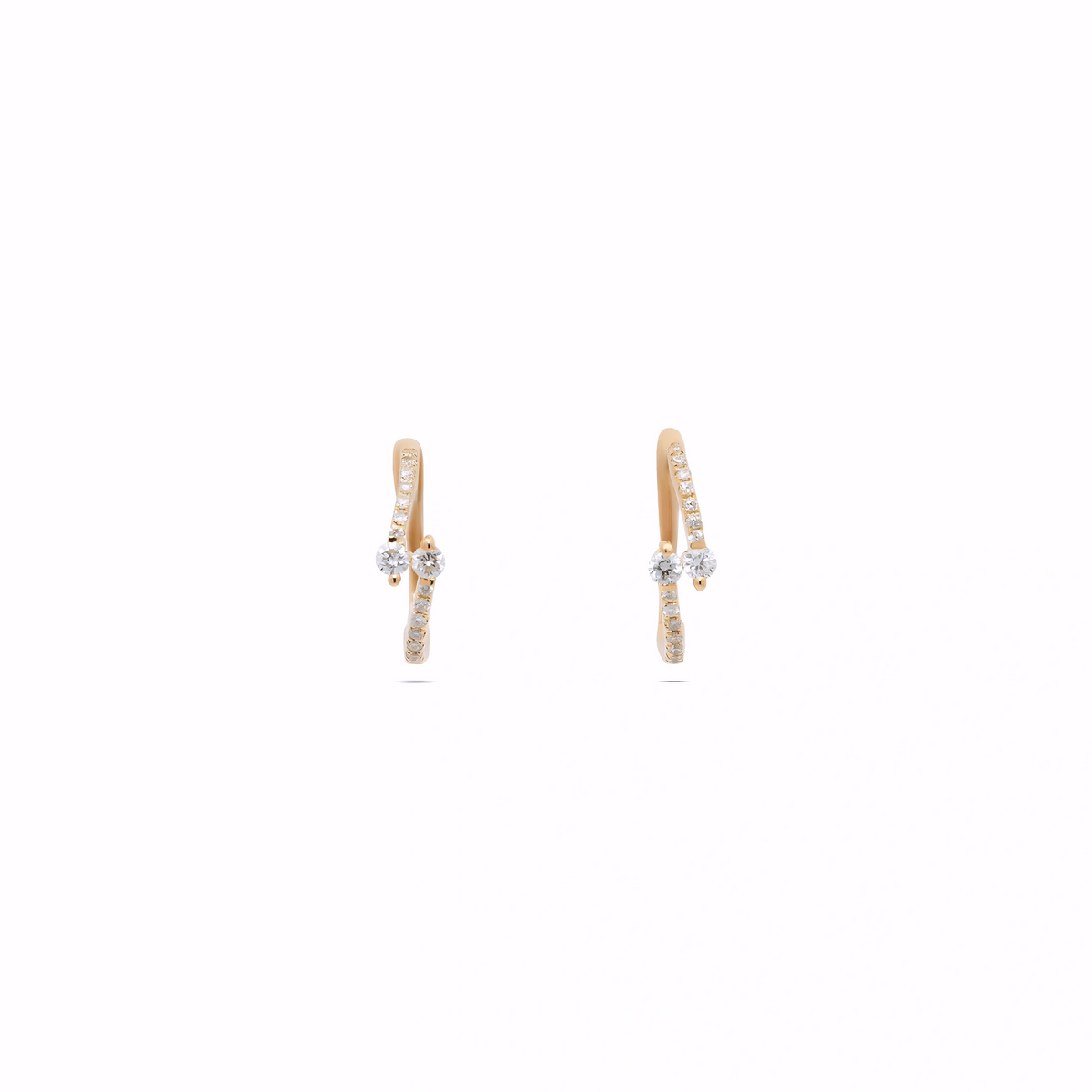 DIAMOND TWIRL EARRINGS
