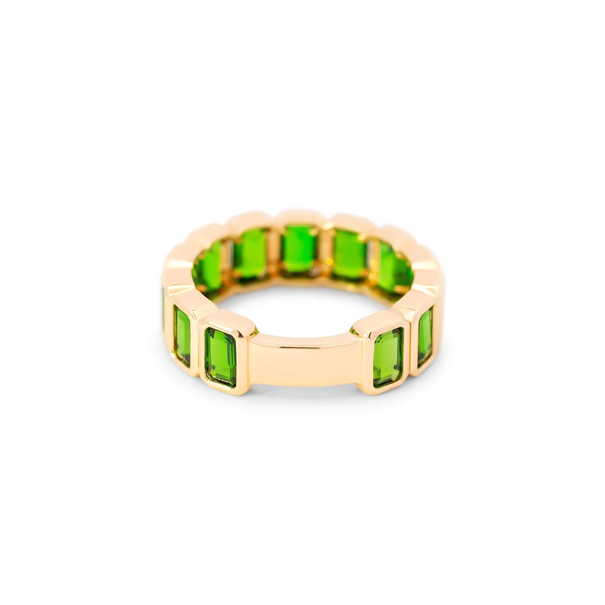 DIOPSIDE BEZEL SET RING