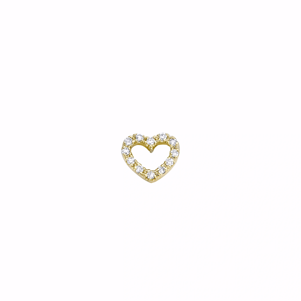 FULL HEART EARRING