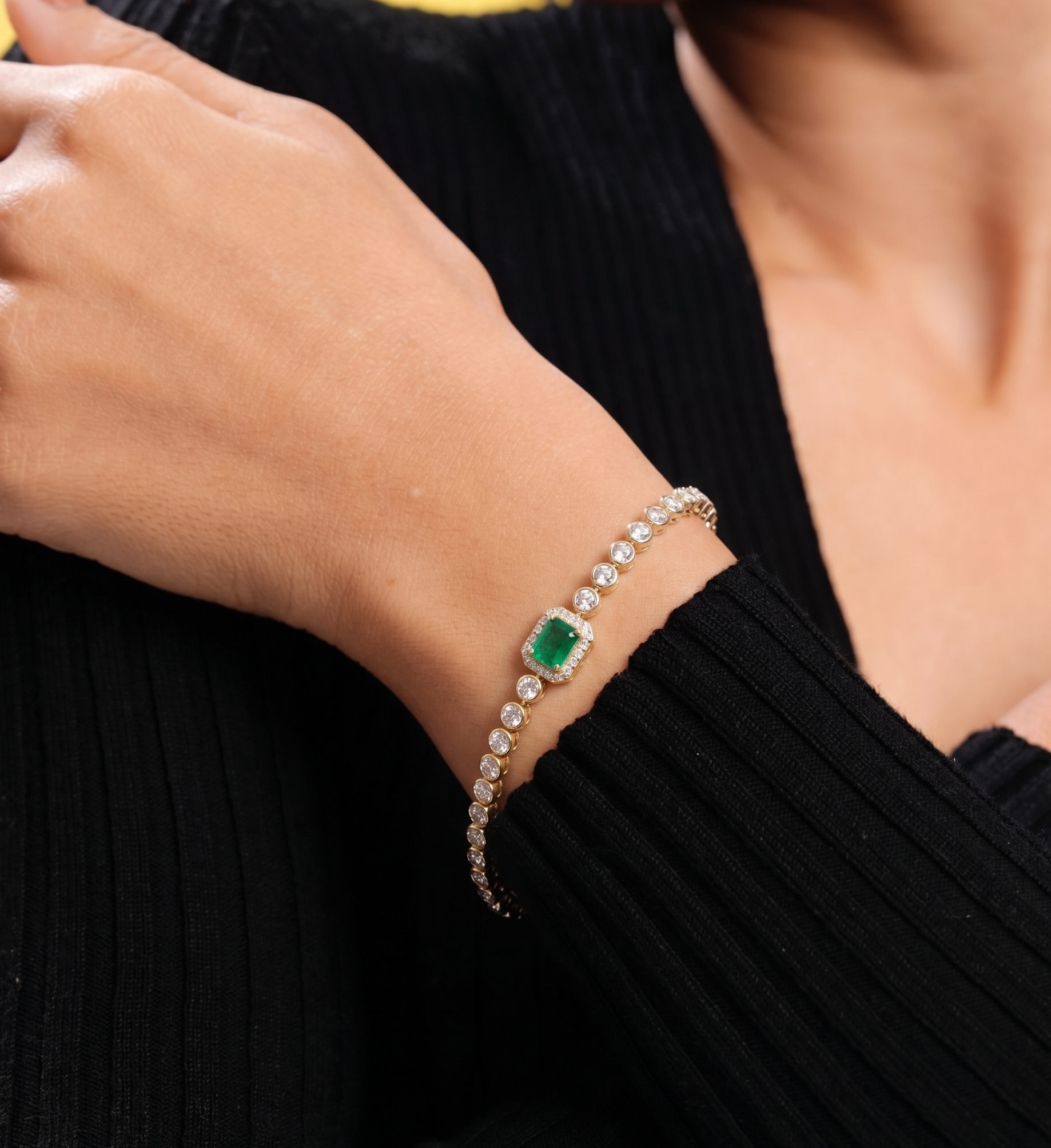 EMERALD TENNIS BRACELET