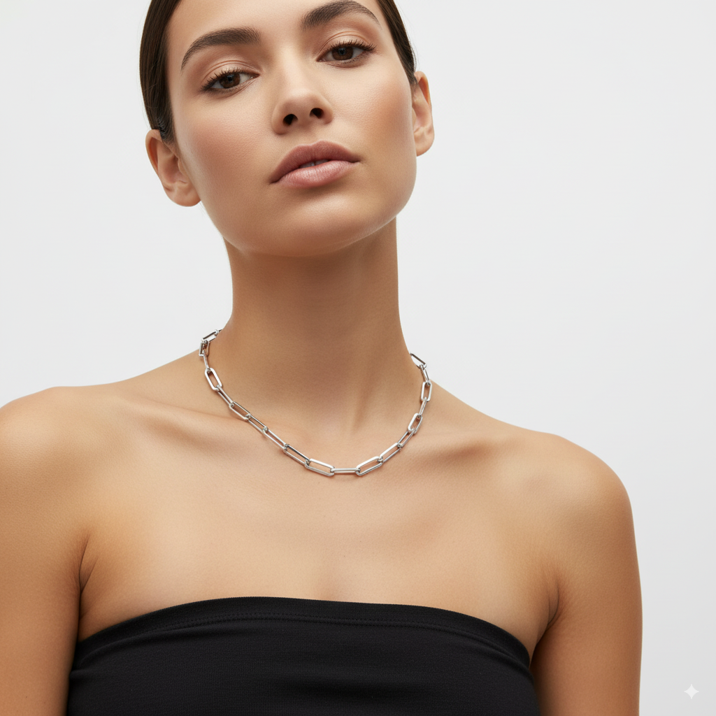 6.1 MM CLIP LINK NECKLACE