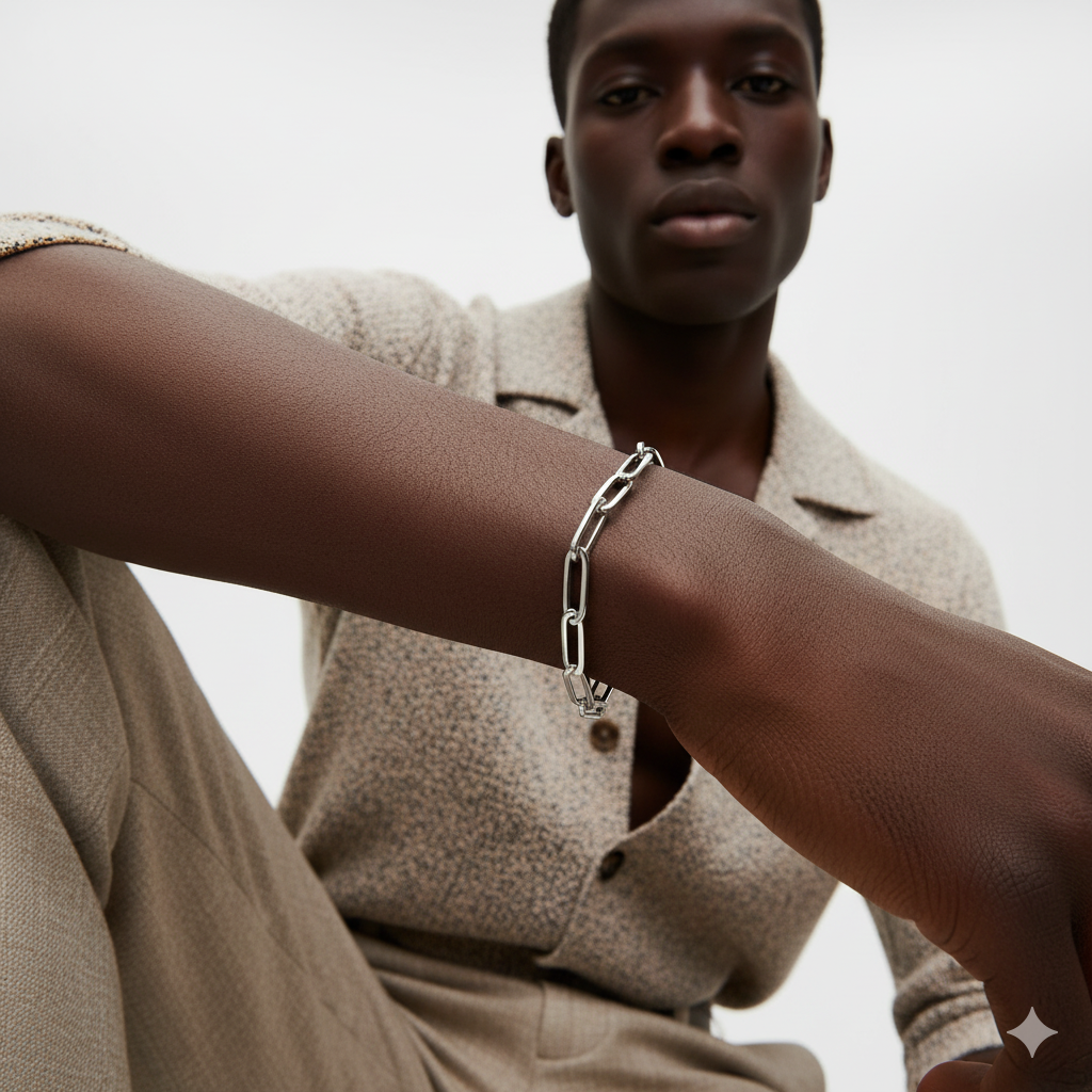 6.1MM CLIP LINK BRACELET