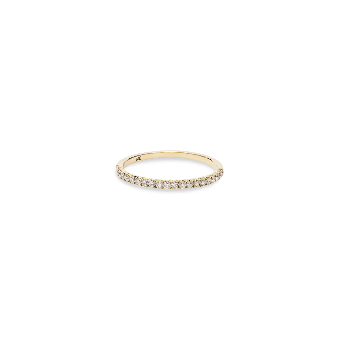 HALF DIAMOND ETERNITY RING