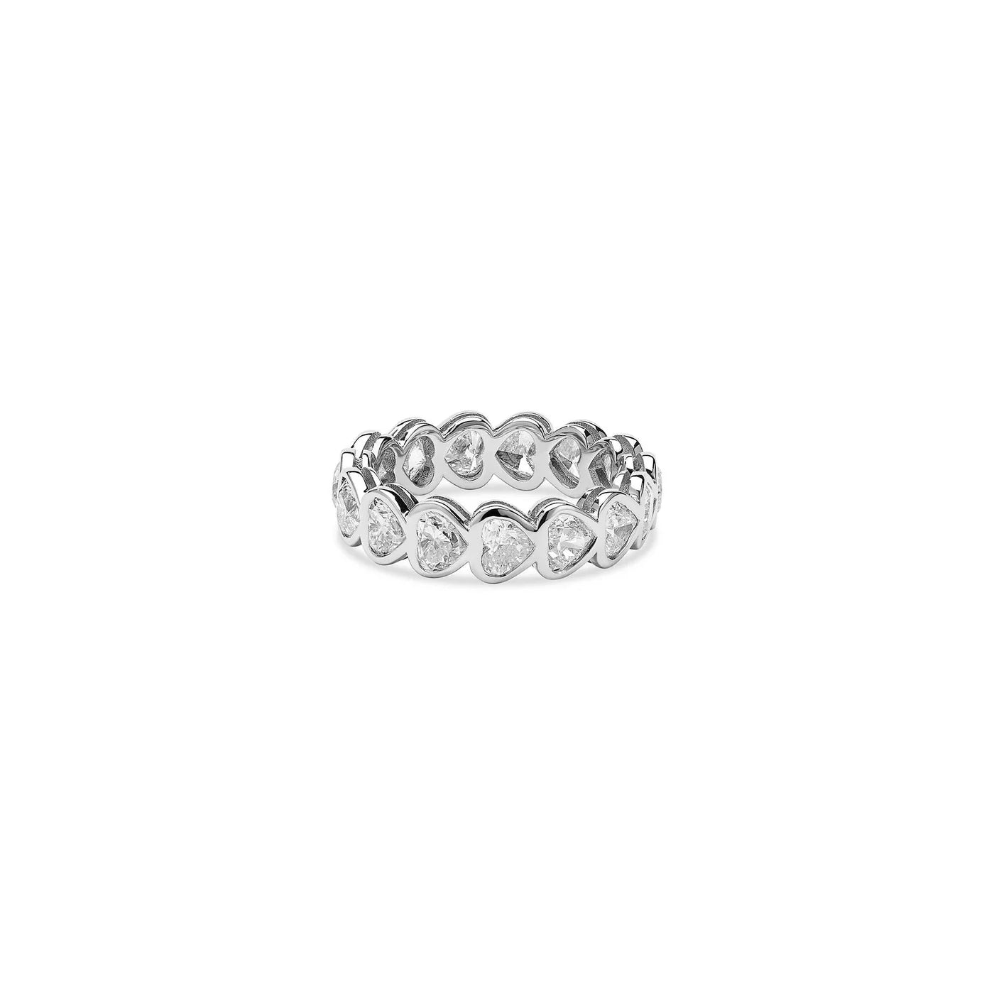 HEART DIAMOND ETERNITY RING