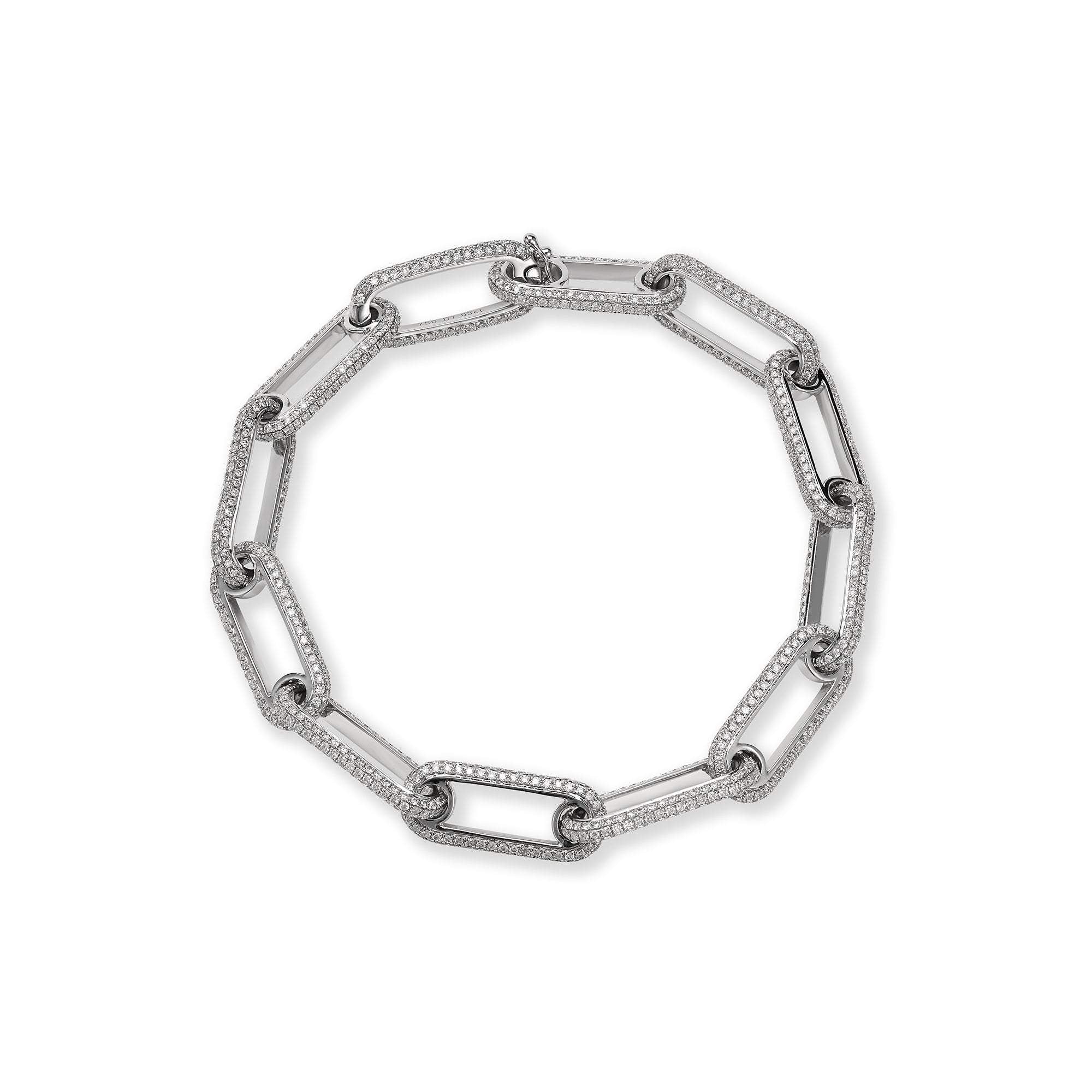 LARGE DIAMOND CABLE LINK BRACELET