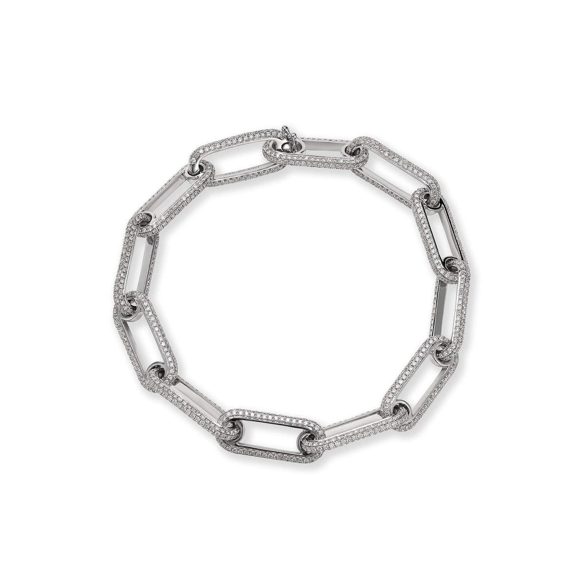 LARGE DIAMOND CABLE LINK BRACELET