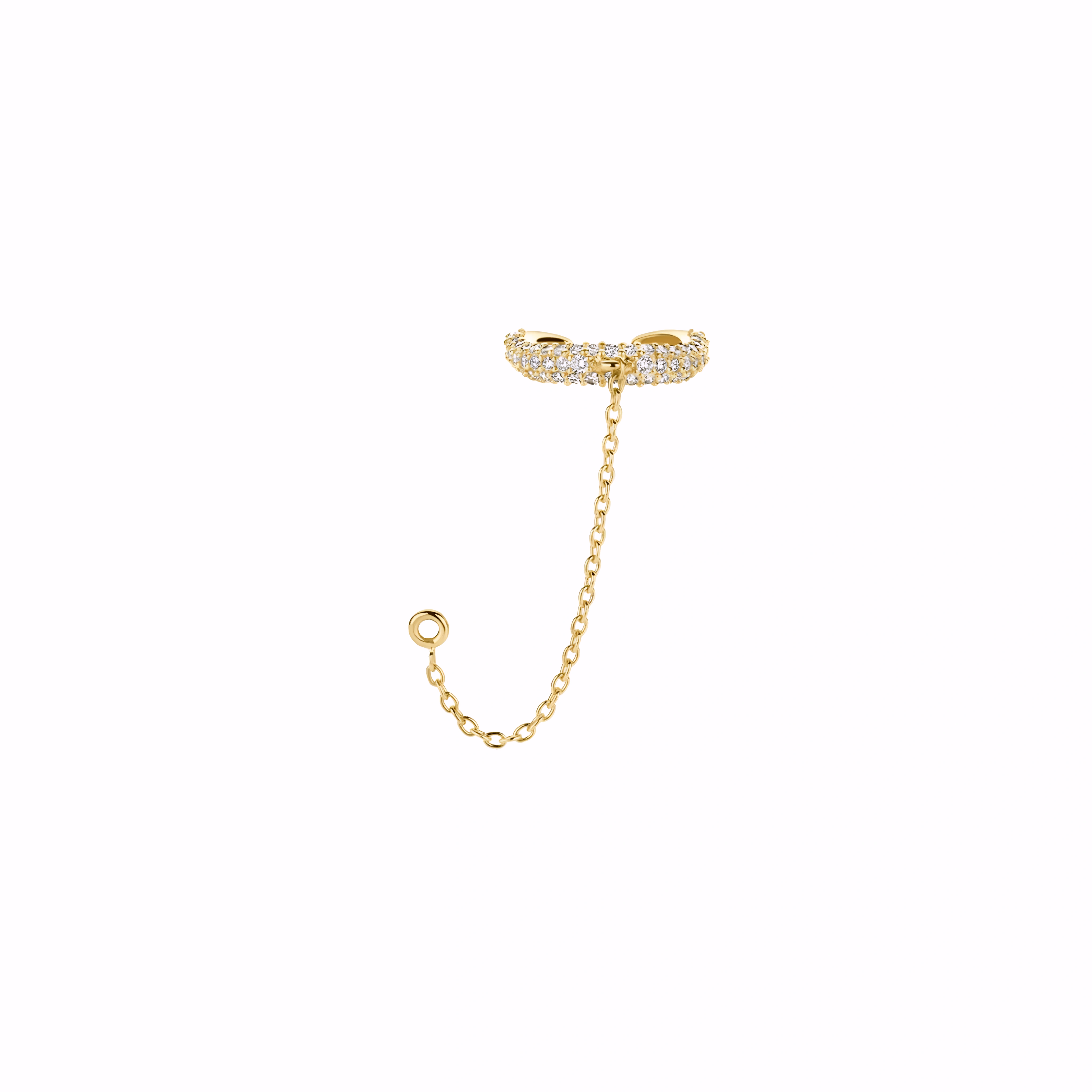 ONDA PAVE EAR CUFF