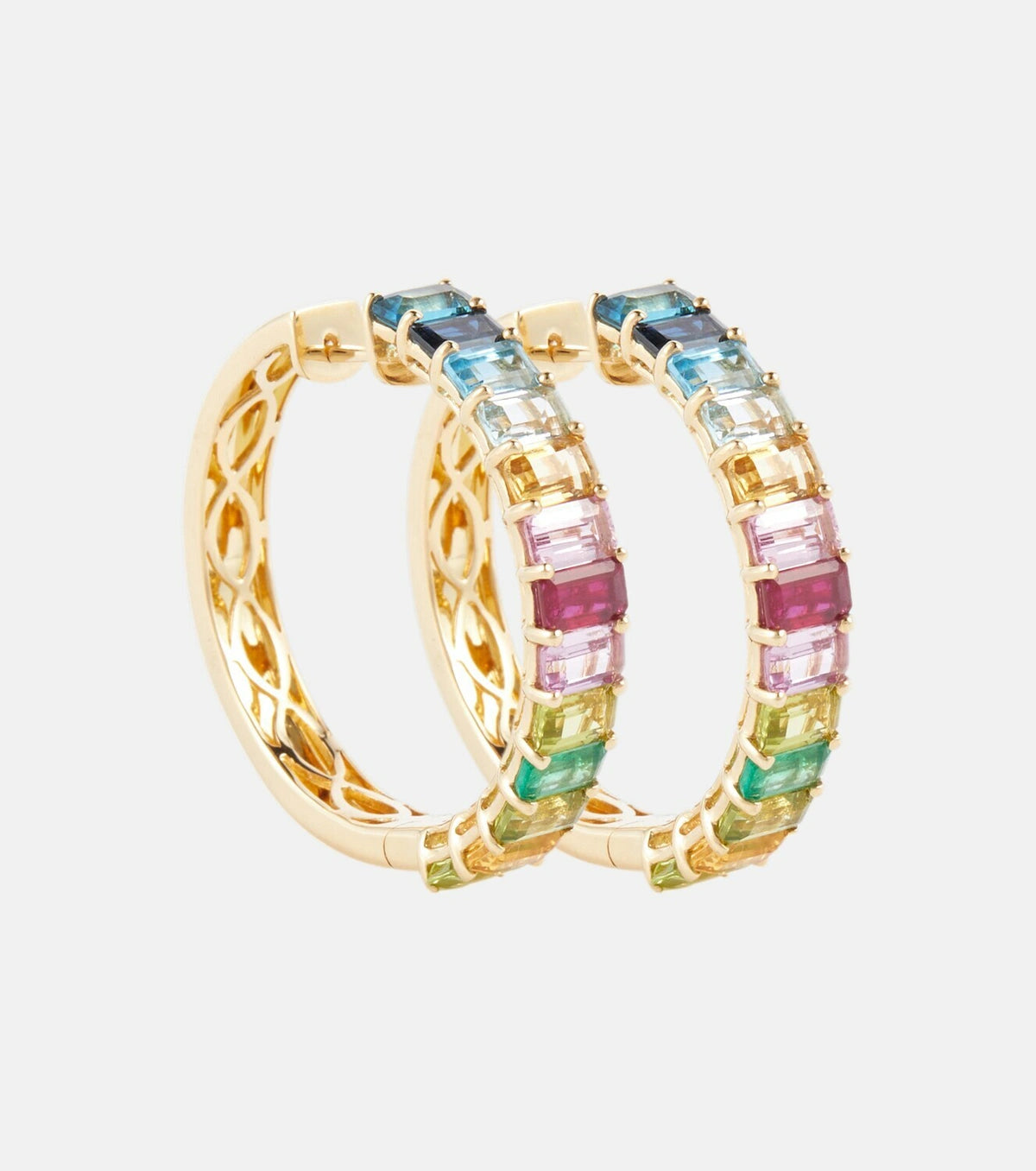 RAINBOW ETERNITY EARRINGS