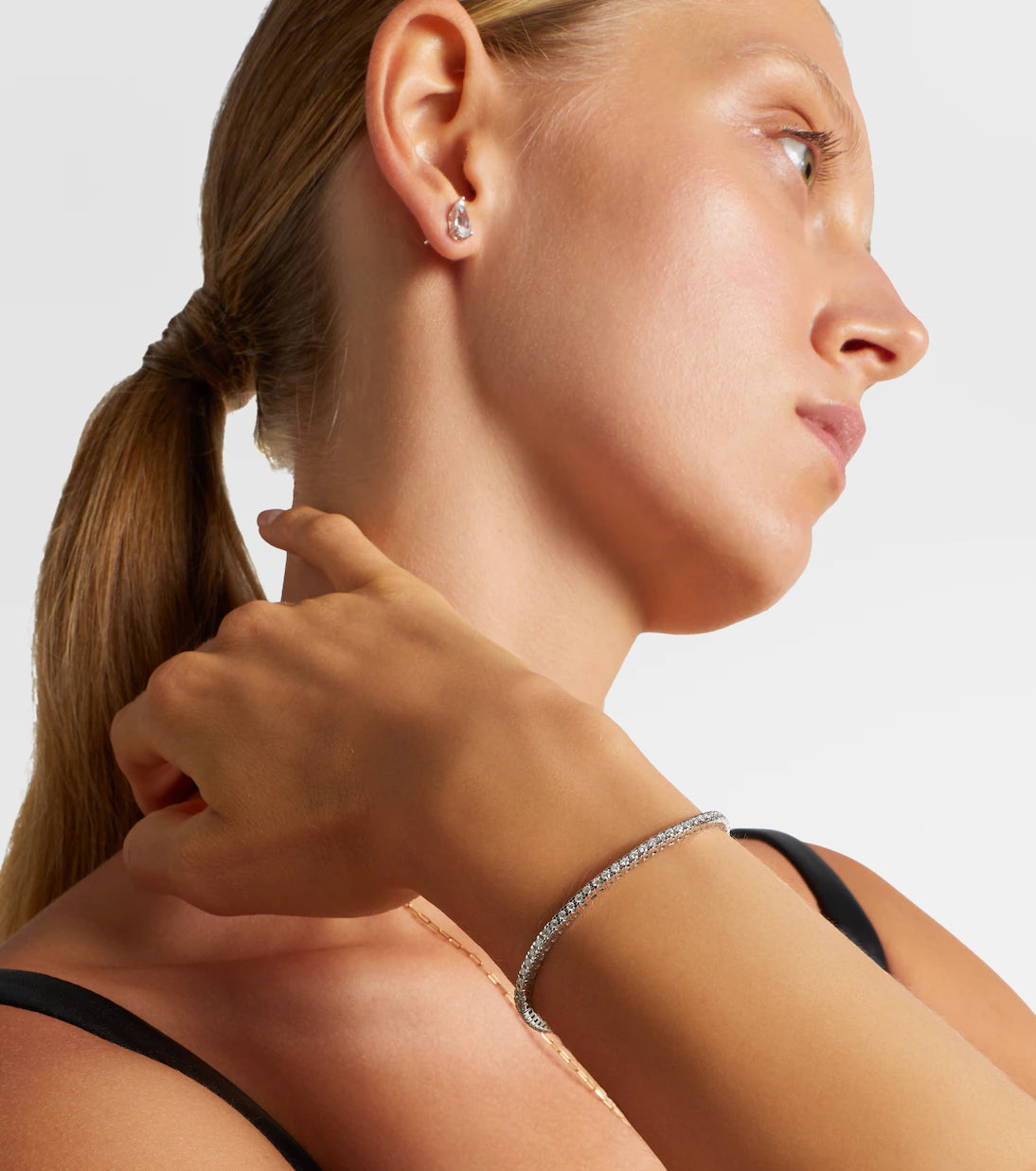 DIAMOND TENNIS STRETCH BRACELET WITH DIAMONDS