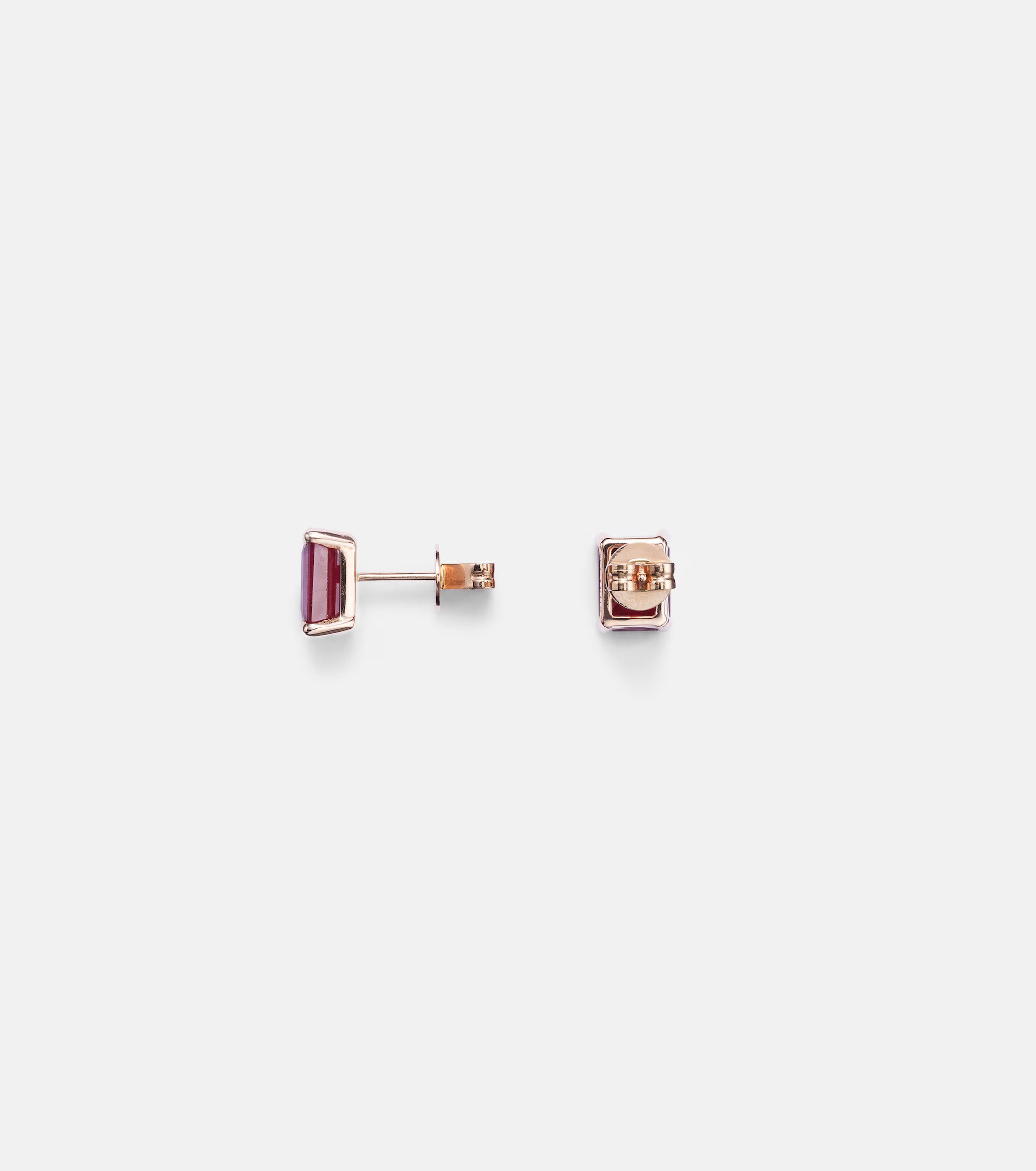 EARRINGS WITH RUBIES