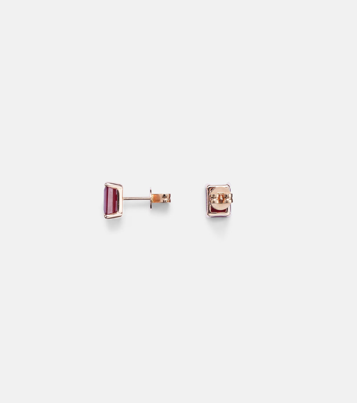 EARRINGS WITH RUBIES