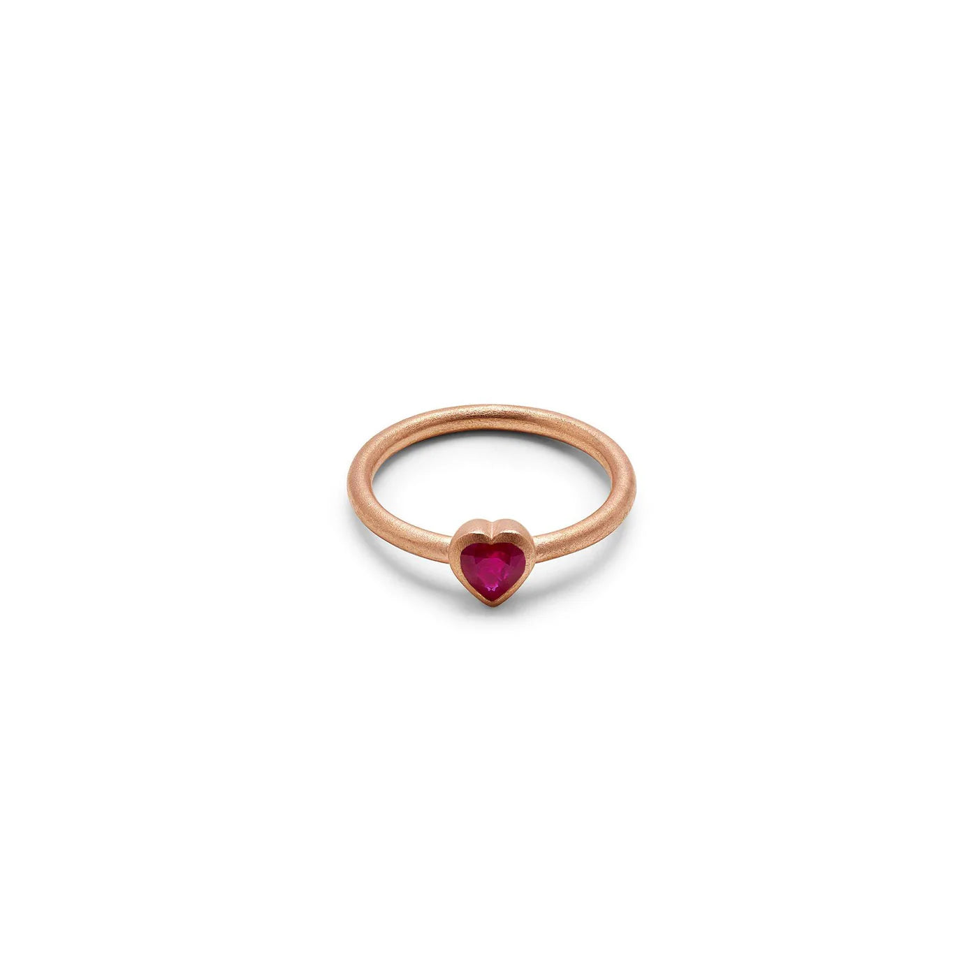 RUBY HEART RING