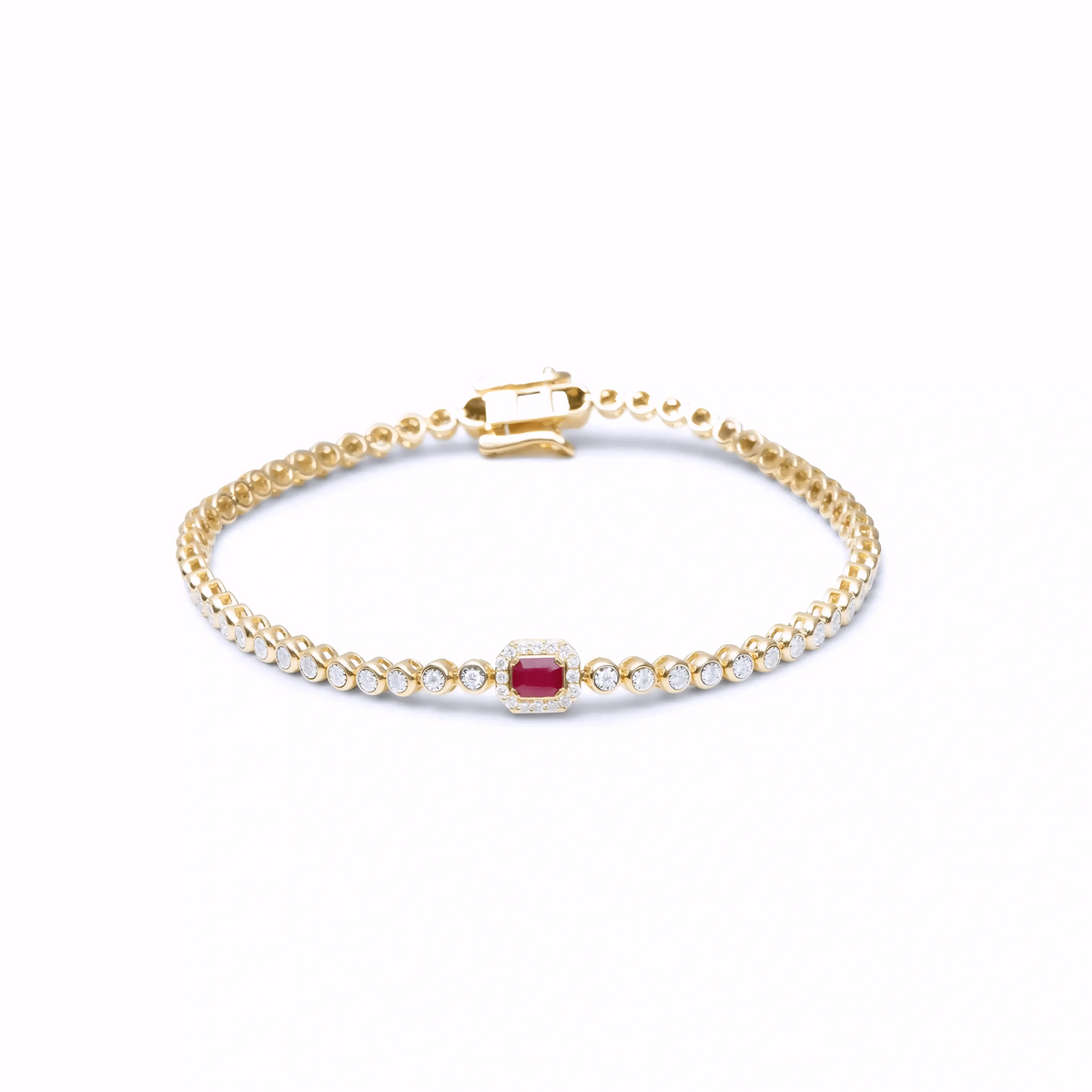 RUBY TENNIS BRACELET