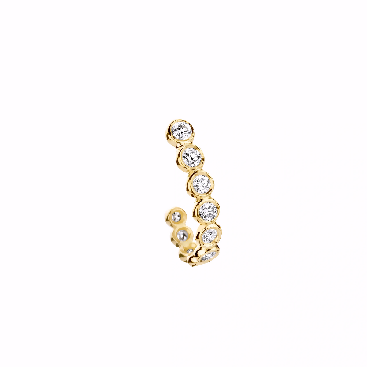 SEMI HOOP EARRING