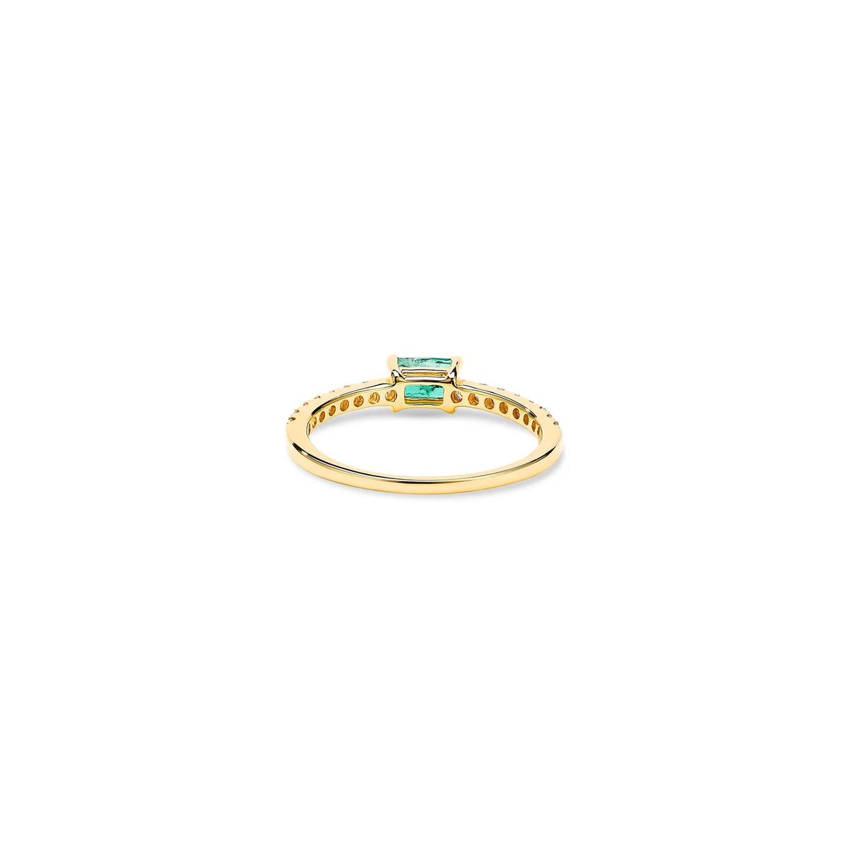 SINGLE EMERALD RING