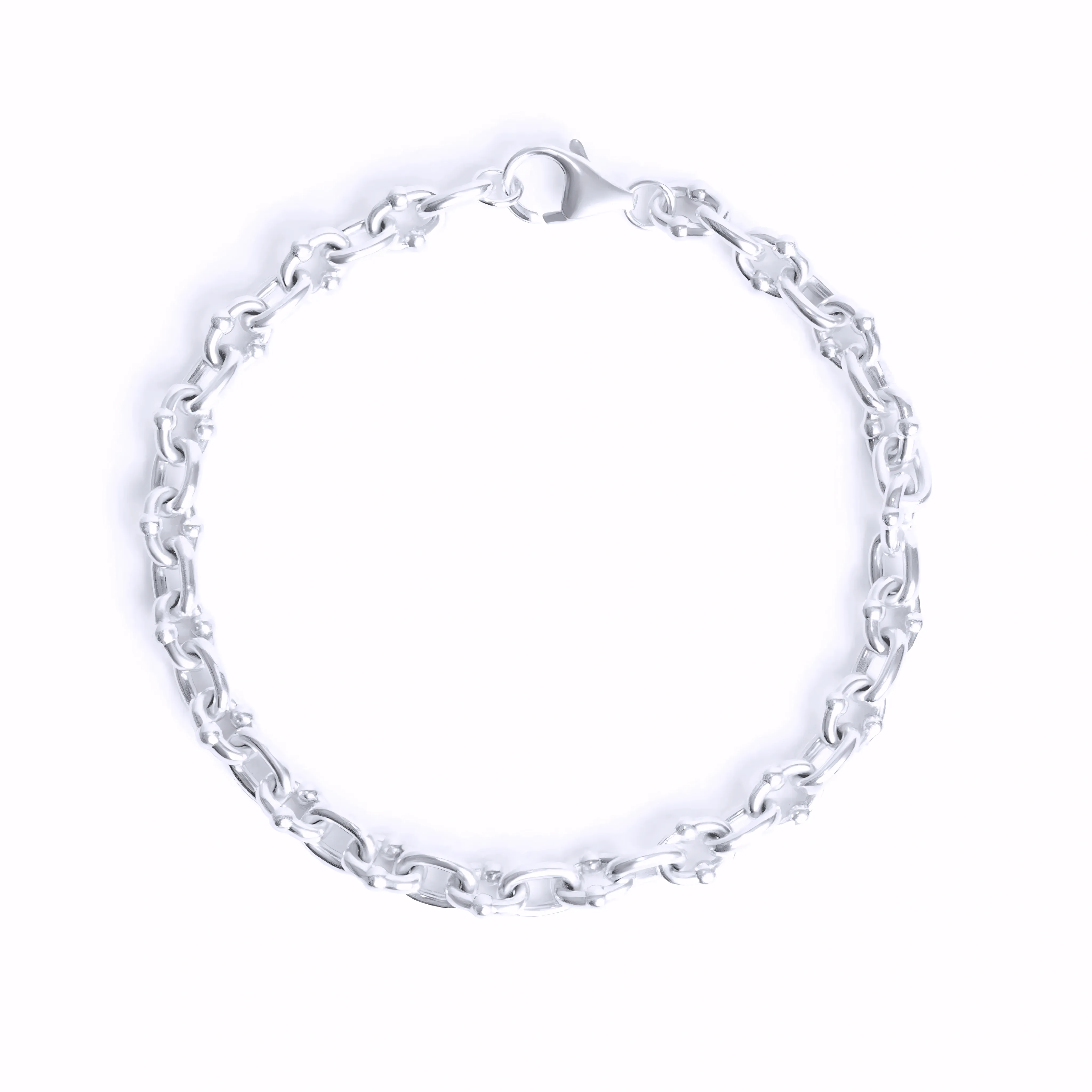 THICK UMLAUT LINK BRACELET