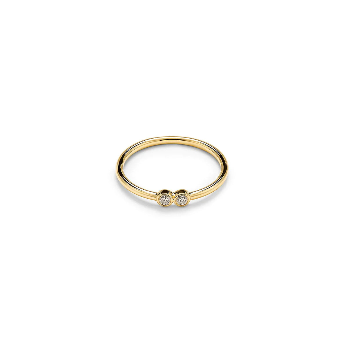 UMLAUT BEZEL RING