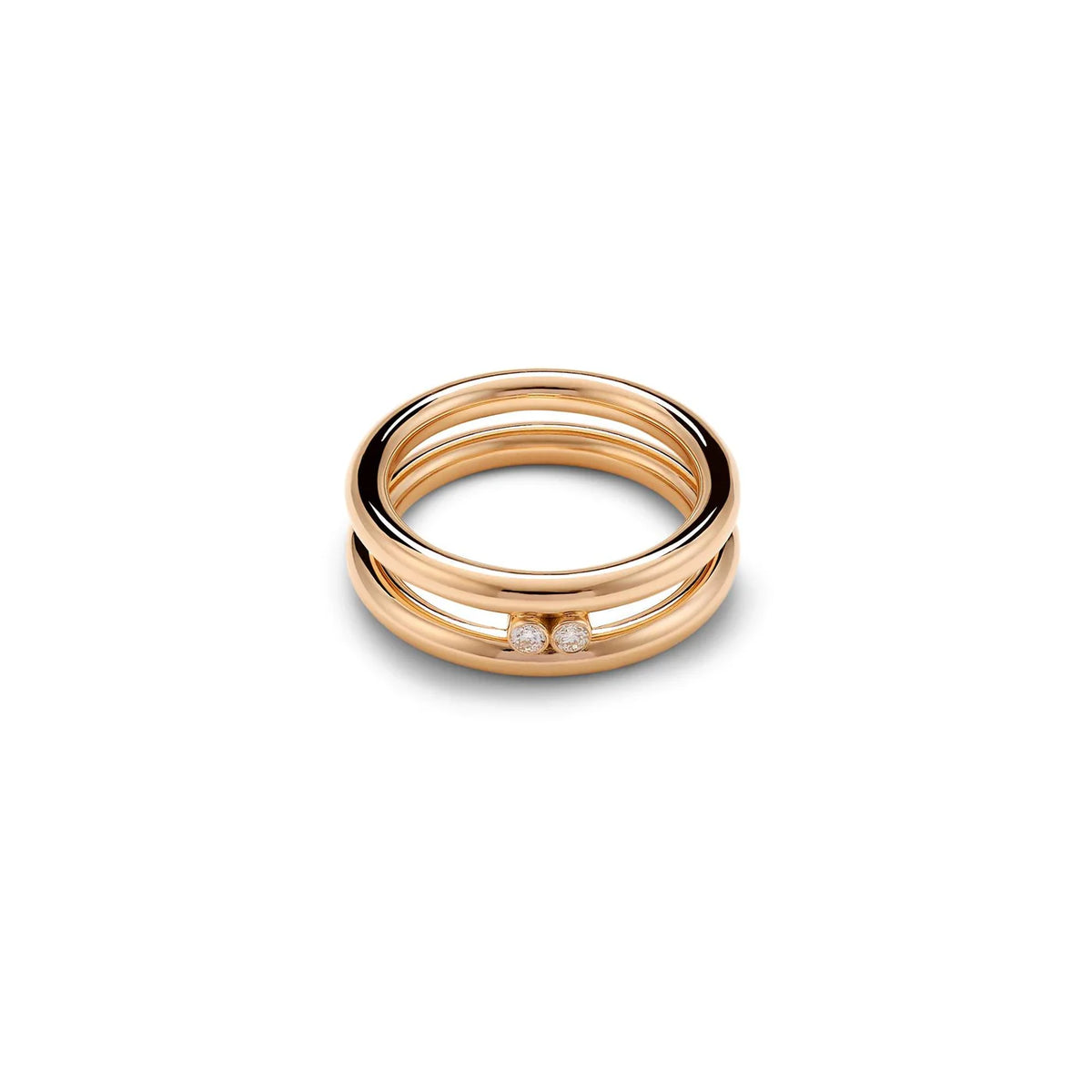 UMLAUT HOOP RING