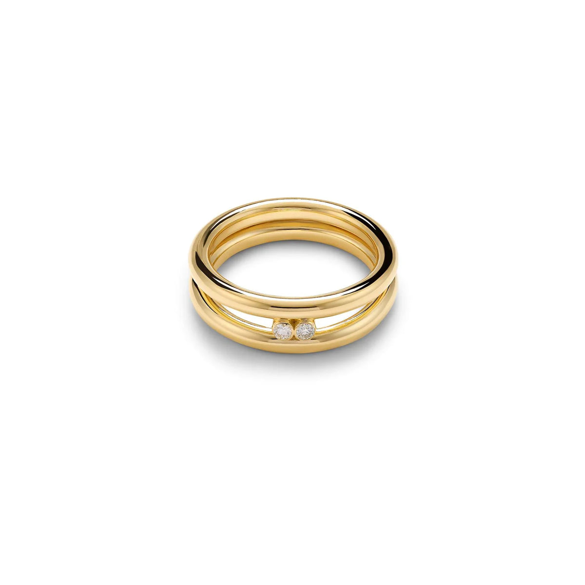 UMLAUT HOOP RING