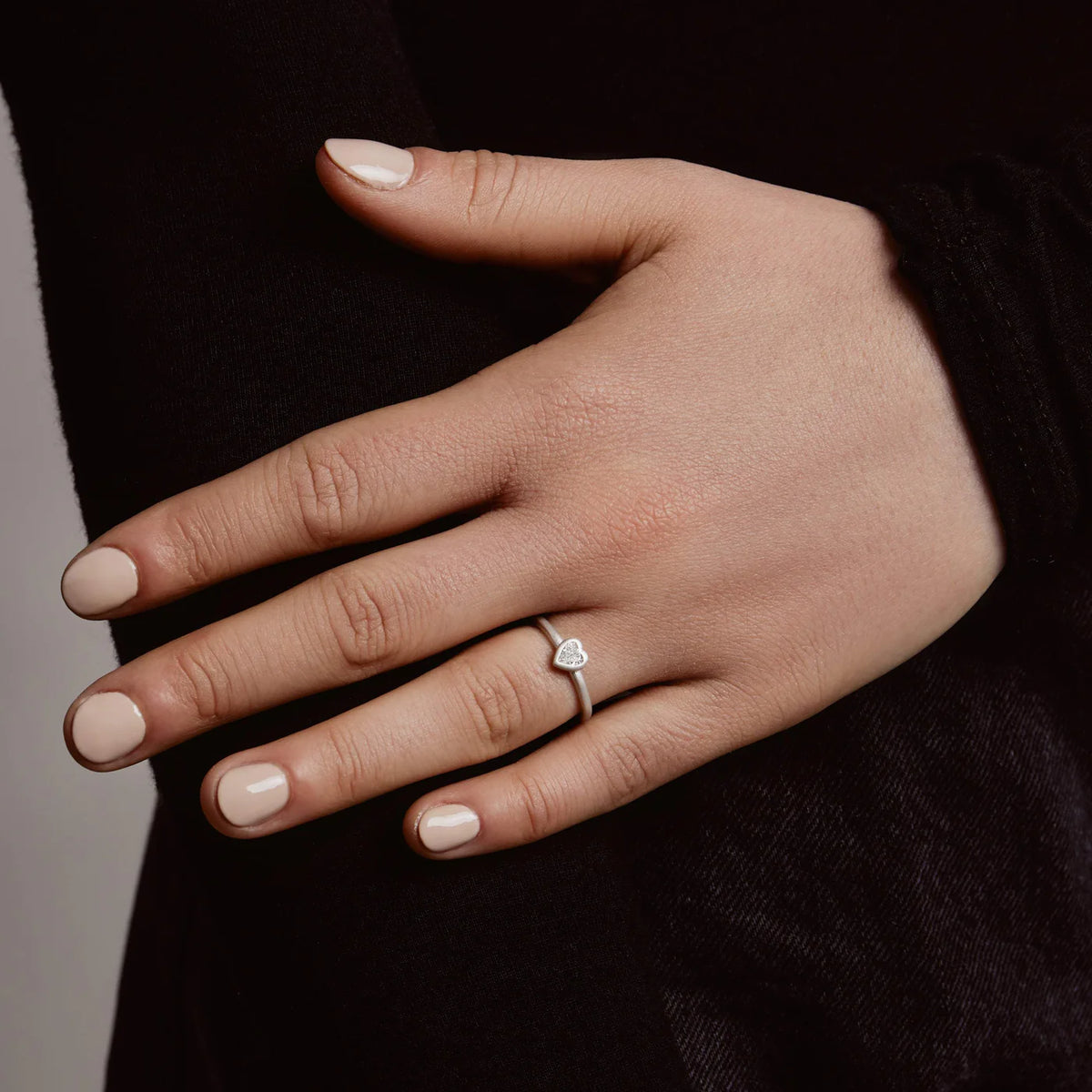 DIAMOND HEART RING